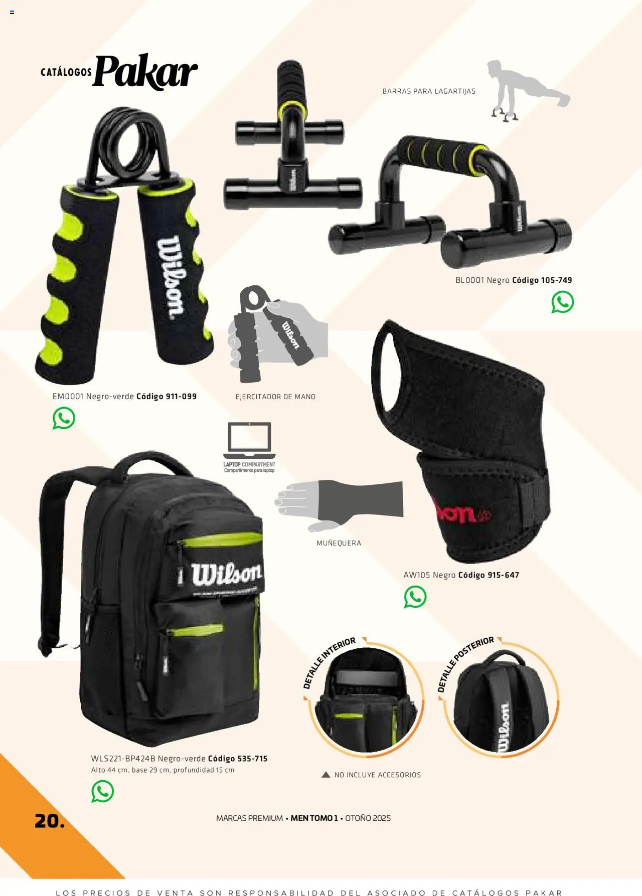 Nuevas ofertas de SC Pakar válidas en toda la República Mexicana desde el 29.08.2025. ¡Encuentra las mejores ofertas en SC Pakar - Catálogo Otoño Men Tomo 1! | Página: 20