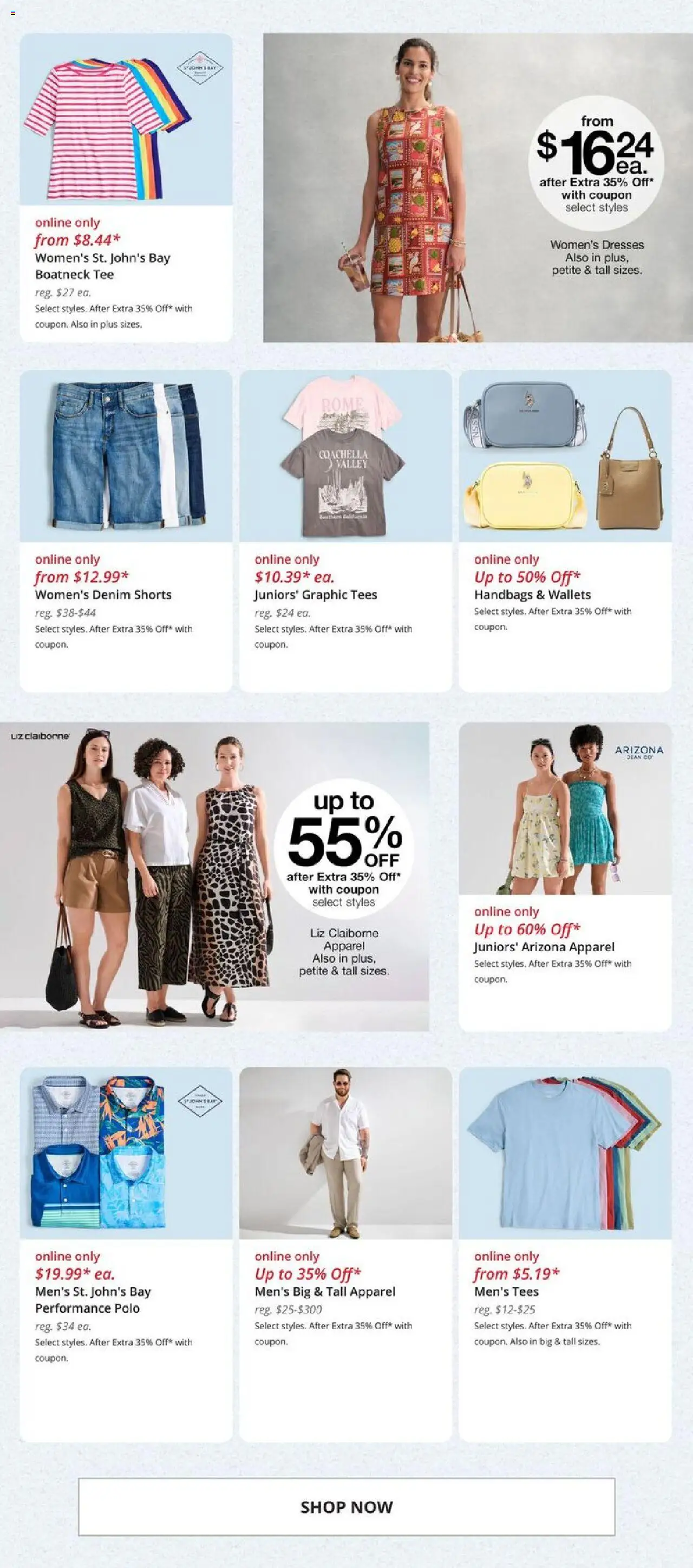JCPenney Weekly Ad - valid from 16.06.2025 | Page: 4 | Products: Shorts