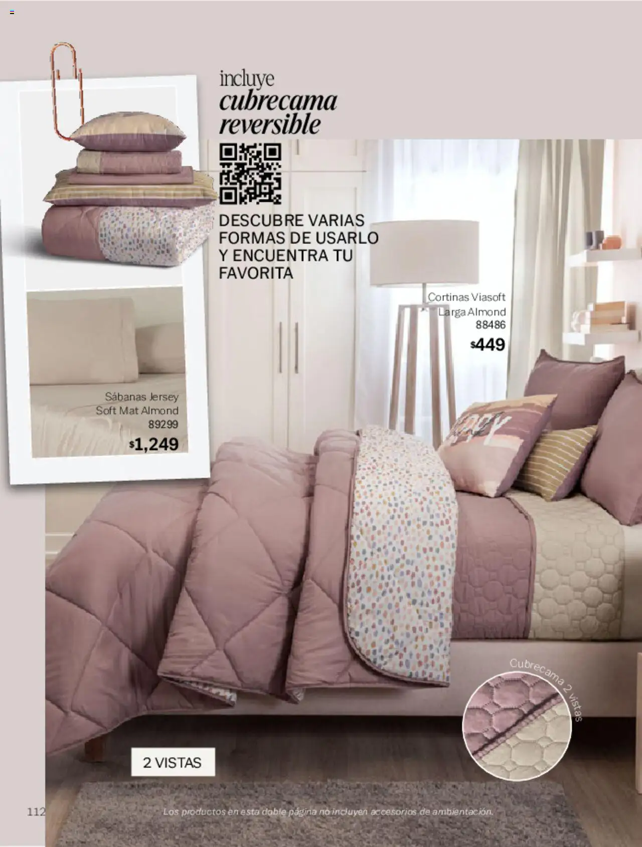 Nuevas ofertas de Vianney válidas en toda la República Mexicana desde el 07.03.2025. ¡Encuentra las mejores ofertas en Vianney catálogo Primavera! | Página: 114 | Productos: Sabanas, Cortinas