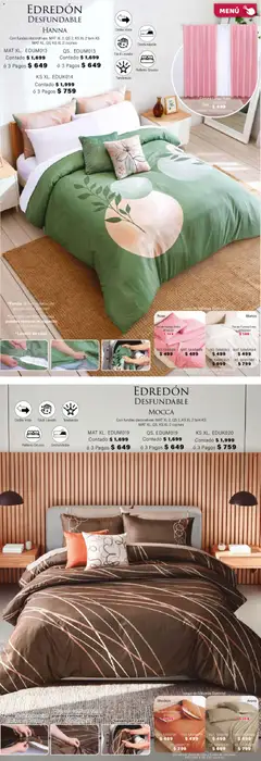 Vista previa de Colchas Concord catálogo, nuevo folleto de la tienda, válido en México a partir del 01.02.2026 | Página: 15