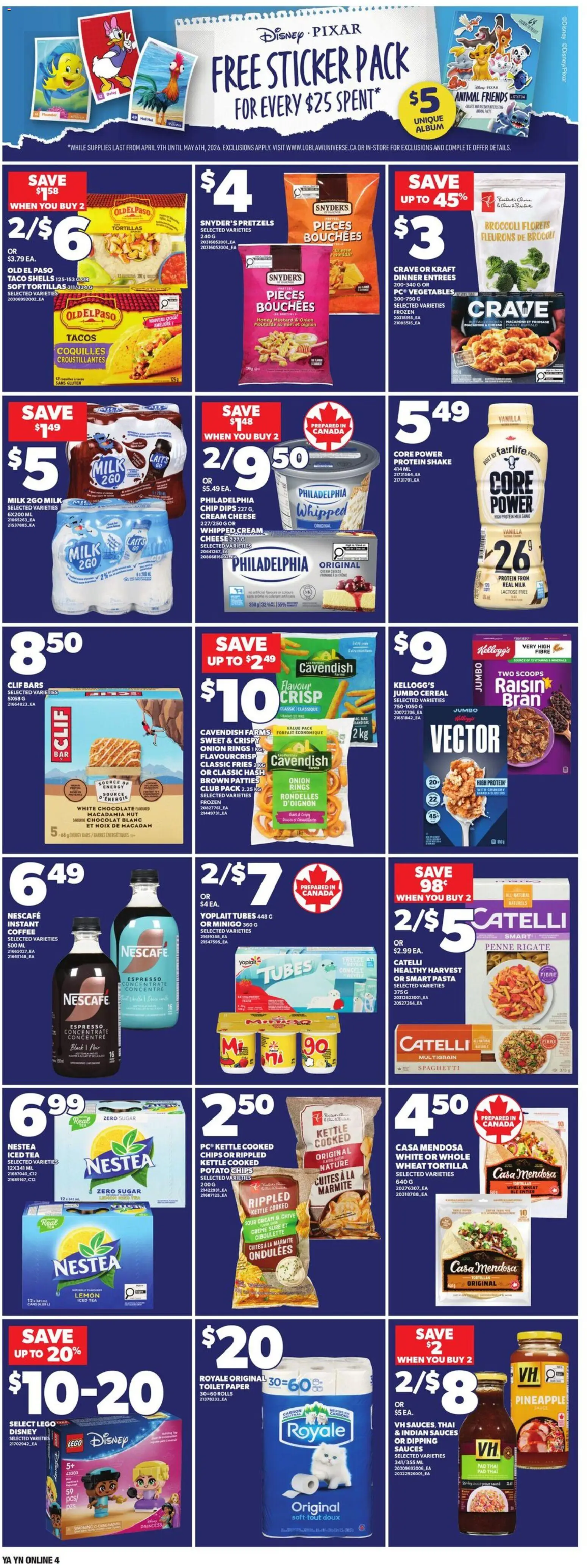 Independent Grocer flyer valid from 23.04.2026 | Page: 6 | Products: Pasta, Chips, Coffee, Chocolate