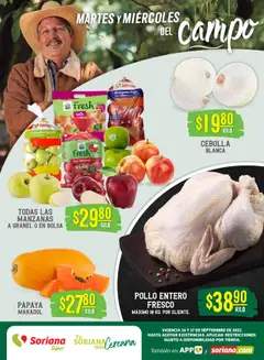 Vista previa de Soriana - Martes y Miércoles del Campo Súper: Ver, Tab, Chis, Camp, Yuc y Q. Roo, nuevo folleto de la tienda, válido en México a partir del 16.09.2025
