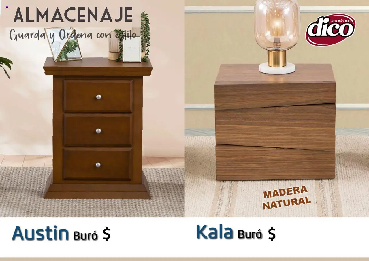 Nuevas ofertas de Muebles Dico válidas en toda la República Mexicana desde el 12.02.2025. ¡Encuentra las mejores ofertas en Muebles Dico catálogo Almacenaje! | Página: 20 | Productos: Buró