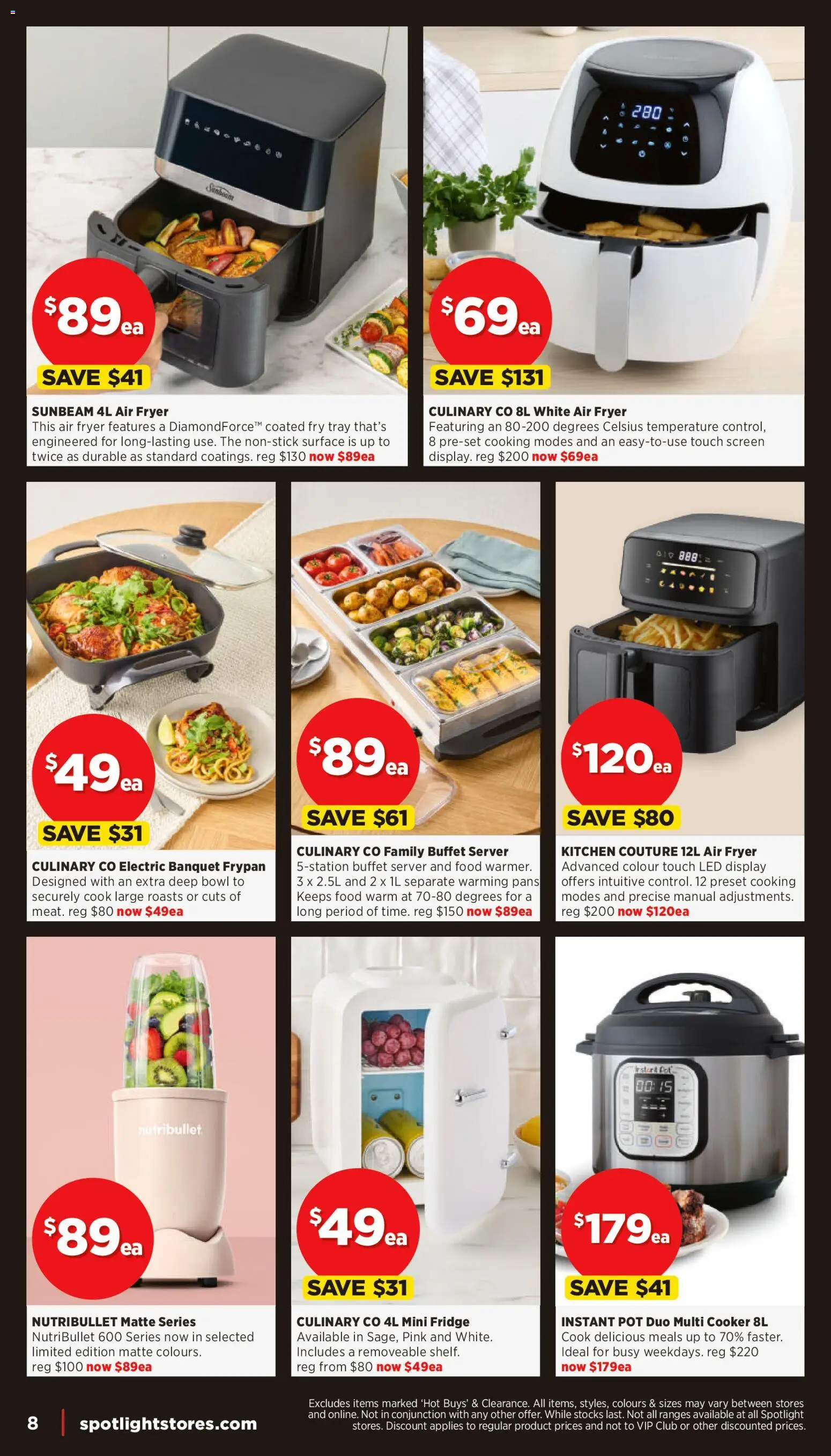 Spotlight catalogue - valid from 24.11.2025 | Page: 8 | Products: Pot, Fridge, Screen