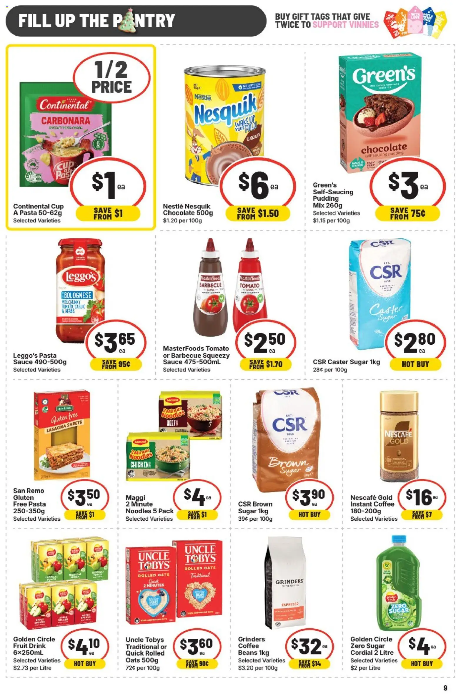 IGA catalogue - valid from 19.11.2025 | Page: 10 | Products: Noodles, Sugar, Garlic, Nescafe