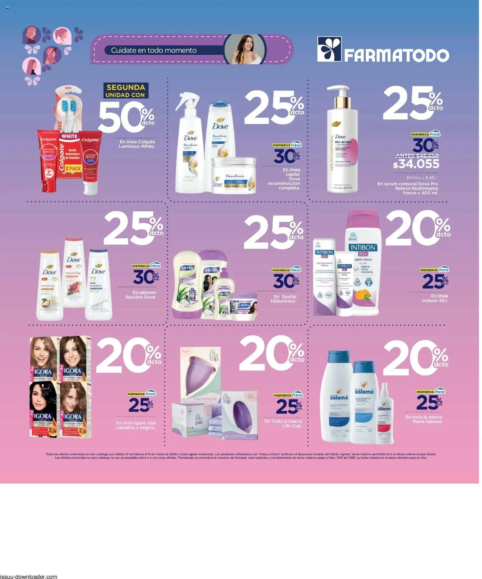 FarmaTodo revista - valida desde el 27.02.2026 | Página: 4 | Productos: Frasco, Serum, Jabón, Leche