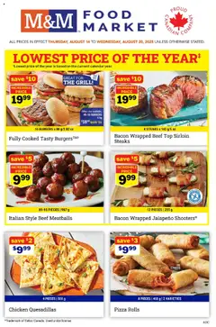 Preview of M&M Food Market weekly flyer / circulaire from shop M&M Food Market valid from 14.08.2025