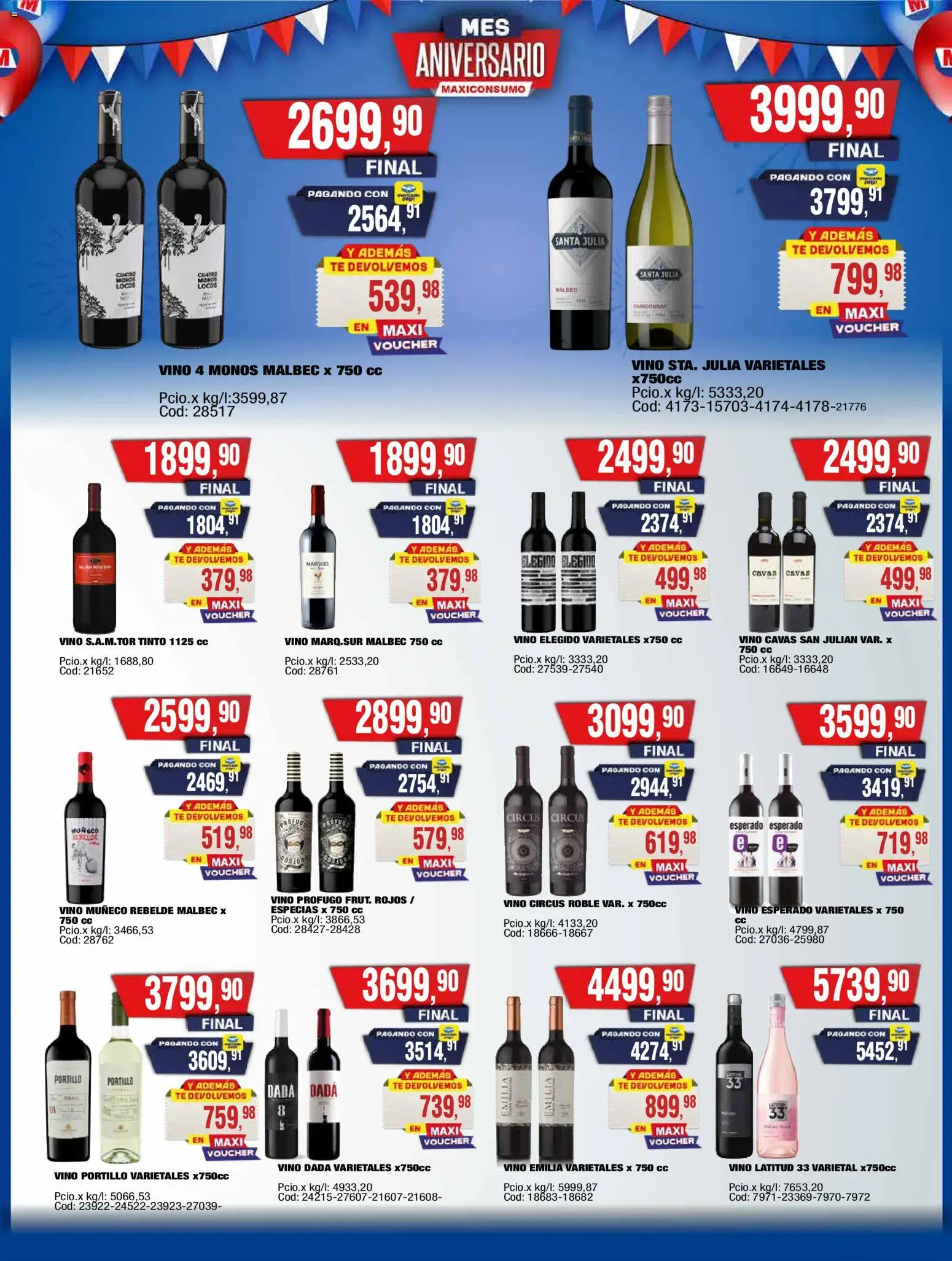 Maxiconsumo ofertas │ válido desde el 15.12.2025 | Página: 23 | Productos: Vino, Té