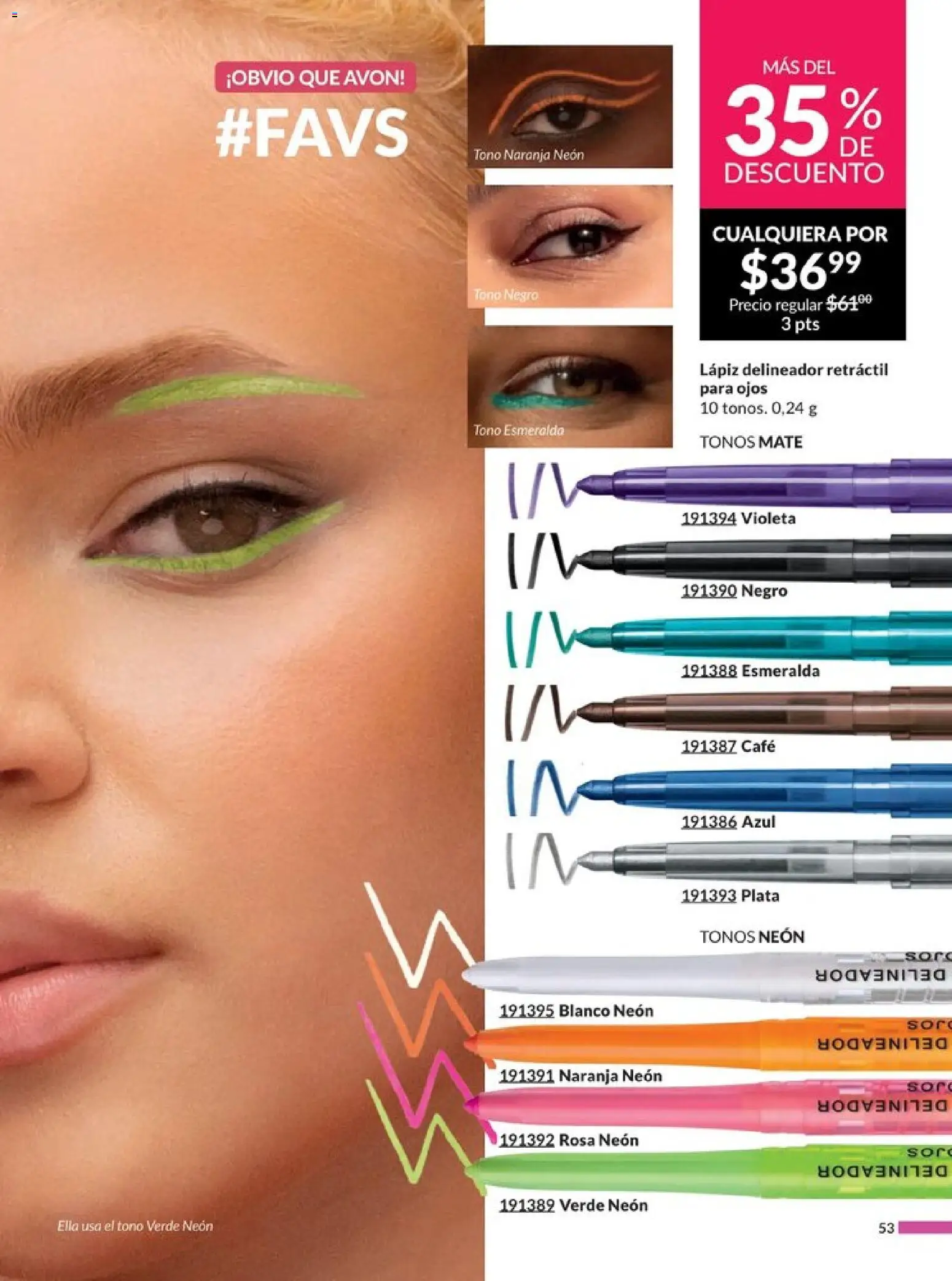 Nuevas ofertas de AVON válidas en toda la República Mexicana desde el 20.12.2025. ¡Encuentra las mejores ofertas en AVON campaña 1 2026! | Página: 58 | Productos: Café, Mate, Delineador