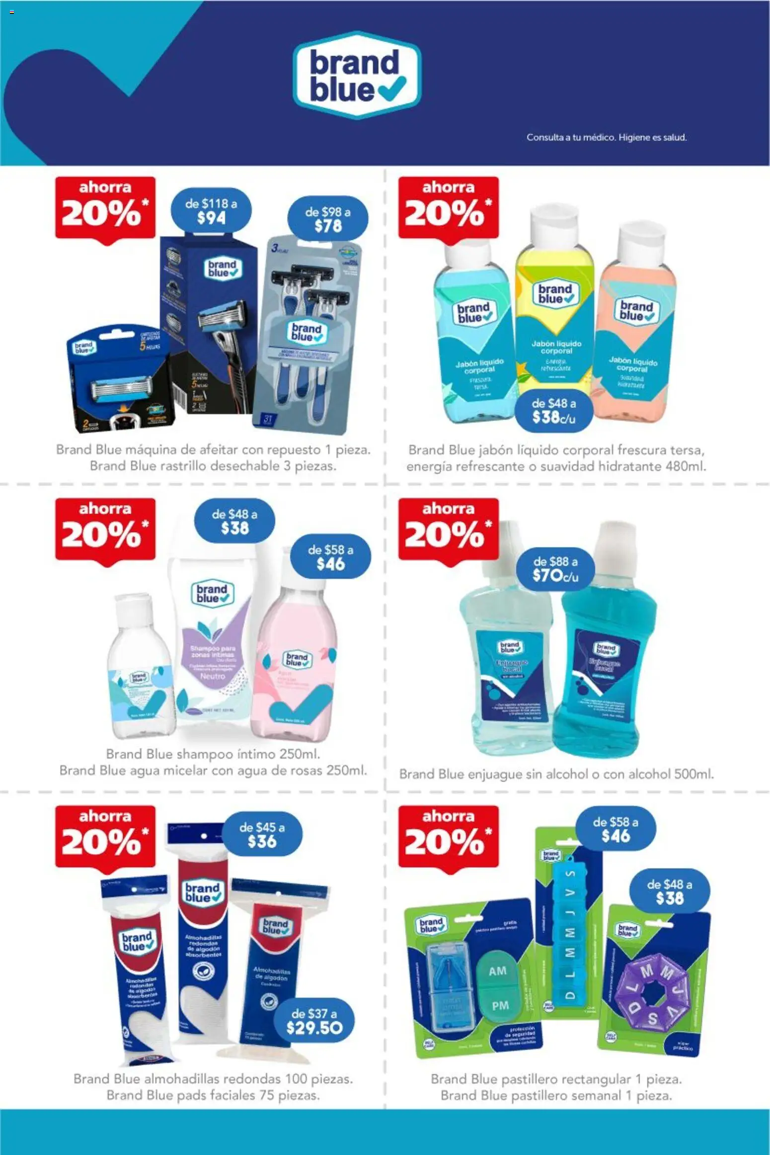 Nuevas ofertas de Farmacia San Pablo válidas en toda la República Mexicana desde el 22.02.2026. ¡Encuentra las mejores ofertas en Farmacia San Pablo catálogo! | Página: 8 | Productos: Algodón, Pastillero, Agua micelar, Jabón