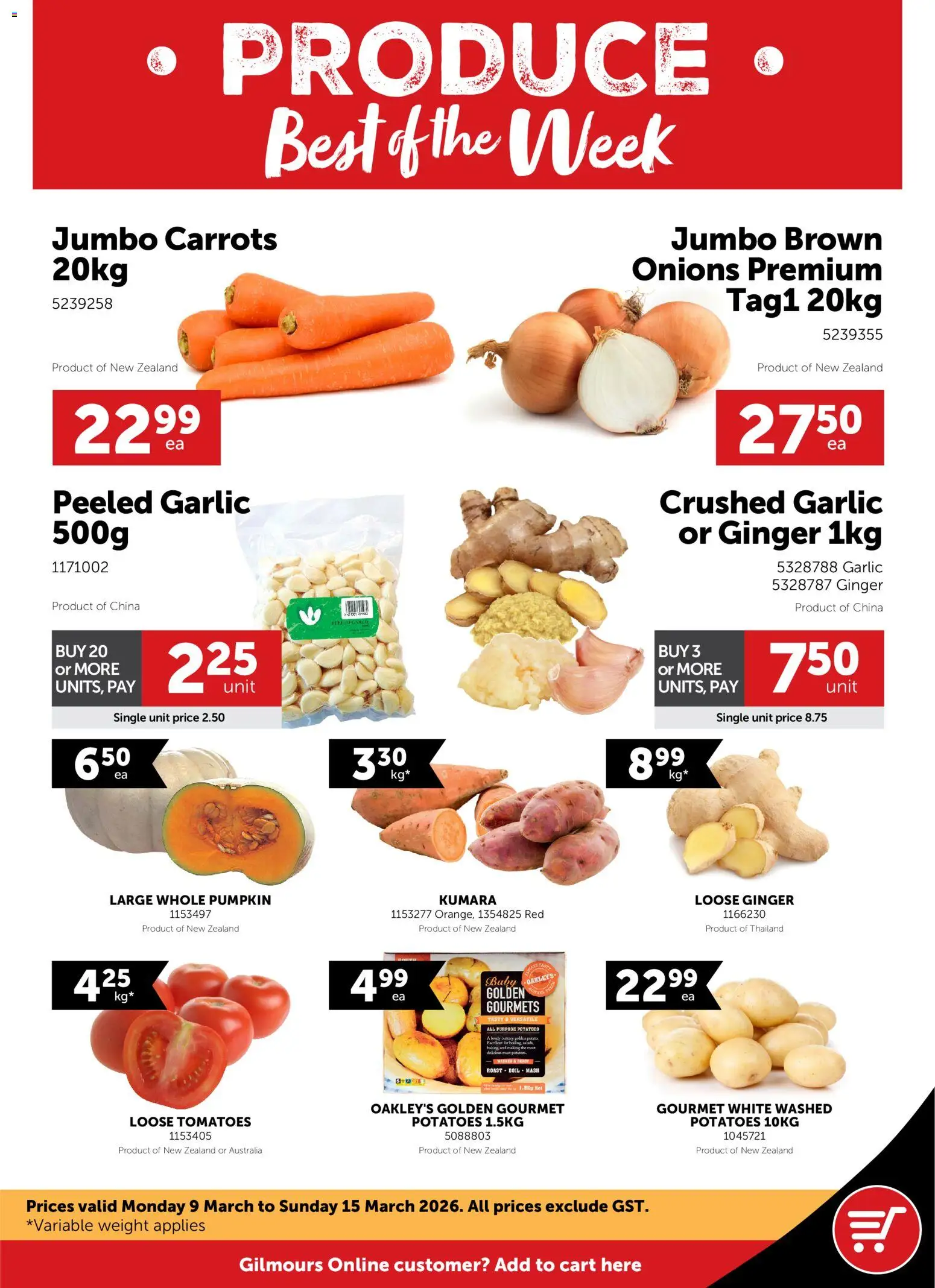 Gilmours catalogue from 09.03.2026 | Page: 1