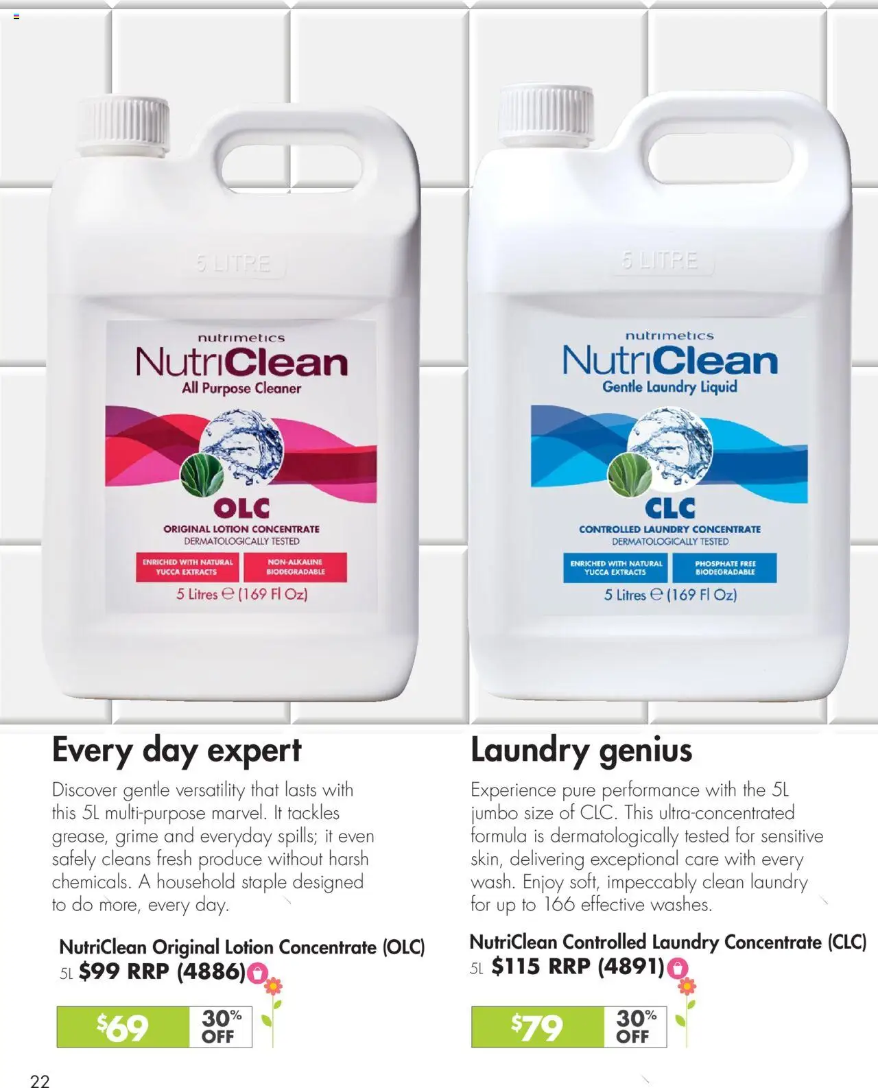 Nutrimetics catalogue - valid from 26.09.2025 | Page: 22 | Products: Cleaner, Lotion, Laundry, Multipurpose