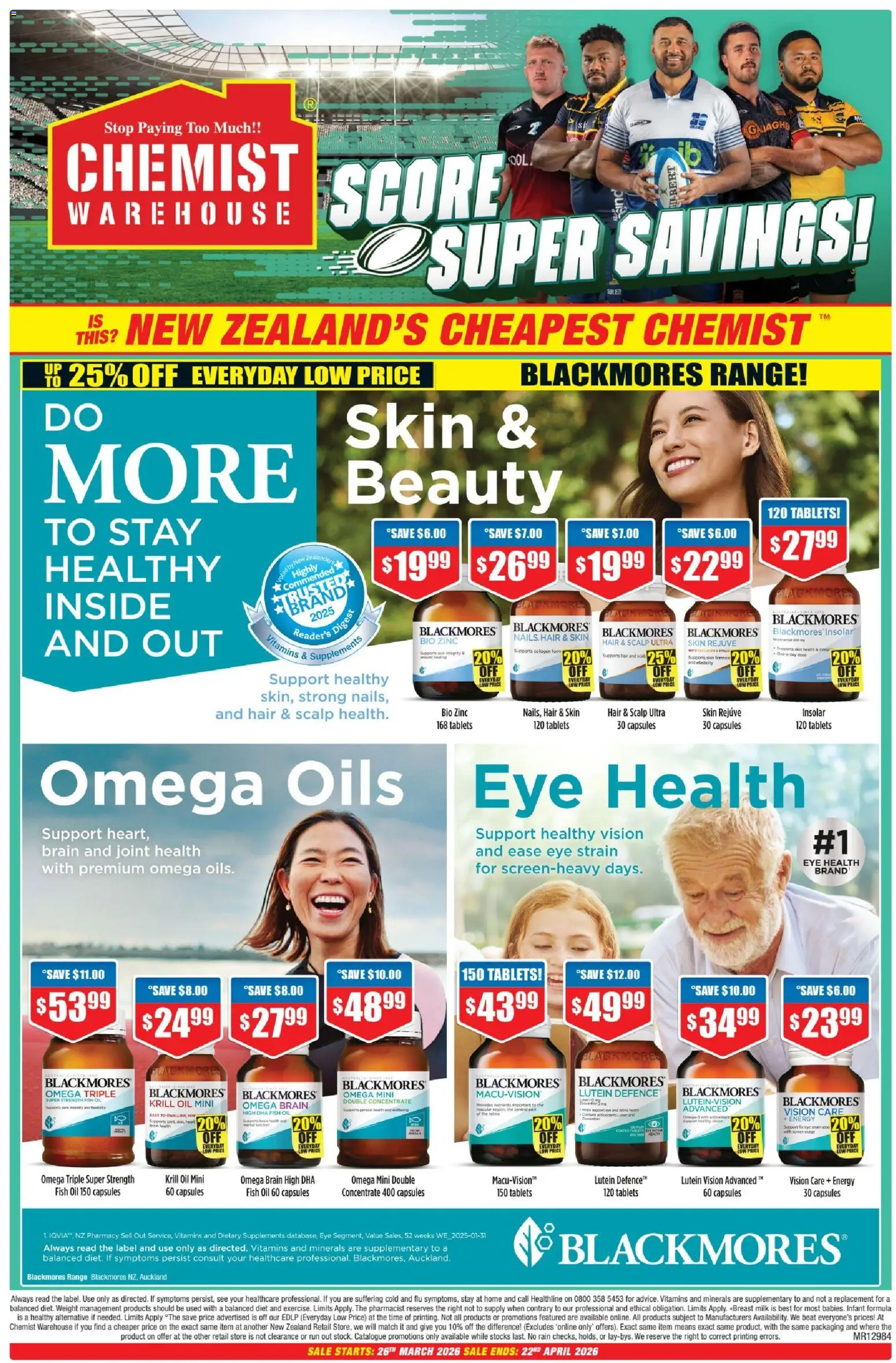 Chemist Warehouse catalogue from 26.03.2026 | Page: 1