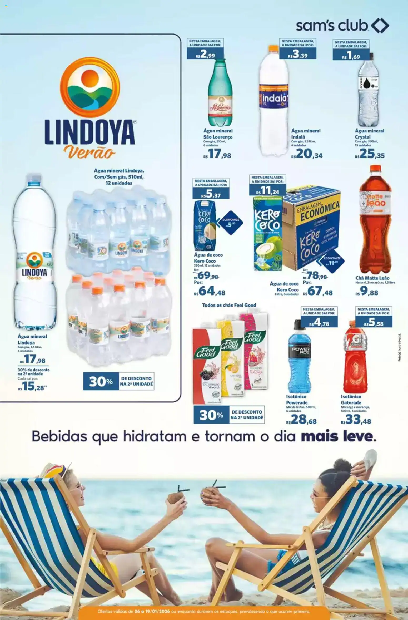 Sam's Club Folheto - válido de 06.01.2026 | Página: 11 | Produtos: Coco, Água de coco, Chá, Água mineral
