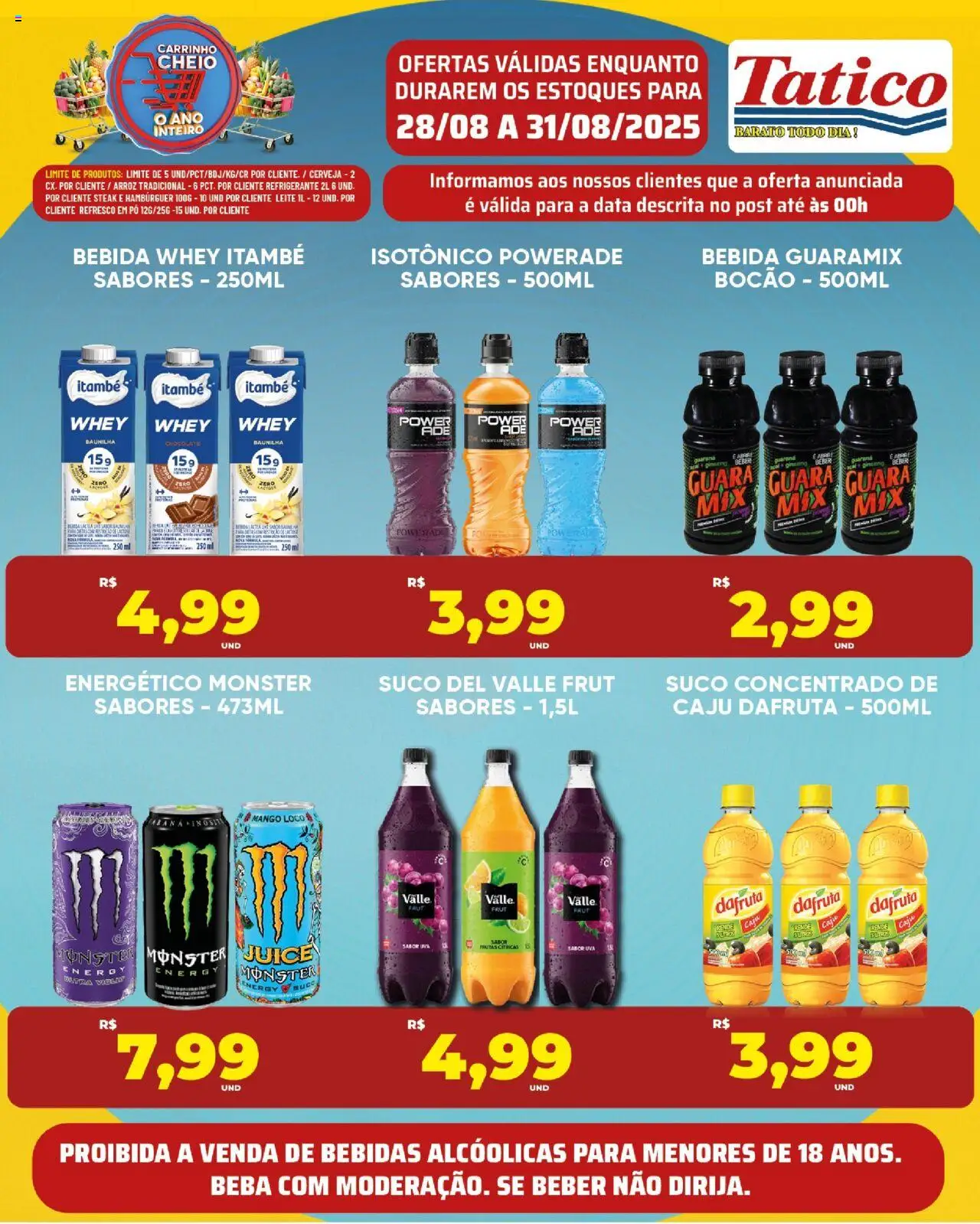 Tatico Folheto - válido de 01.09.2025 | Página: 39 | Produtos: Pó, Energético, Suco, Refrigerante