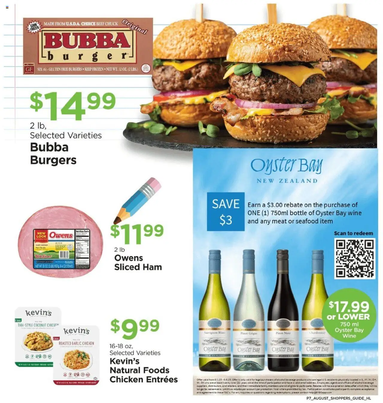 Homeland Bring Savings Home Shopper's Guide - valid from 01.08.2025 | Page: 7 | Products: Ham, Wine, Beef, Seafood