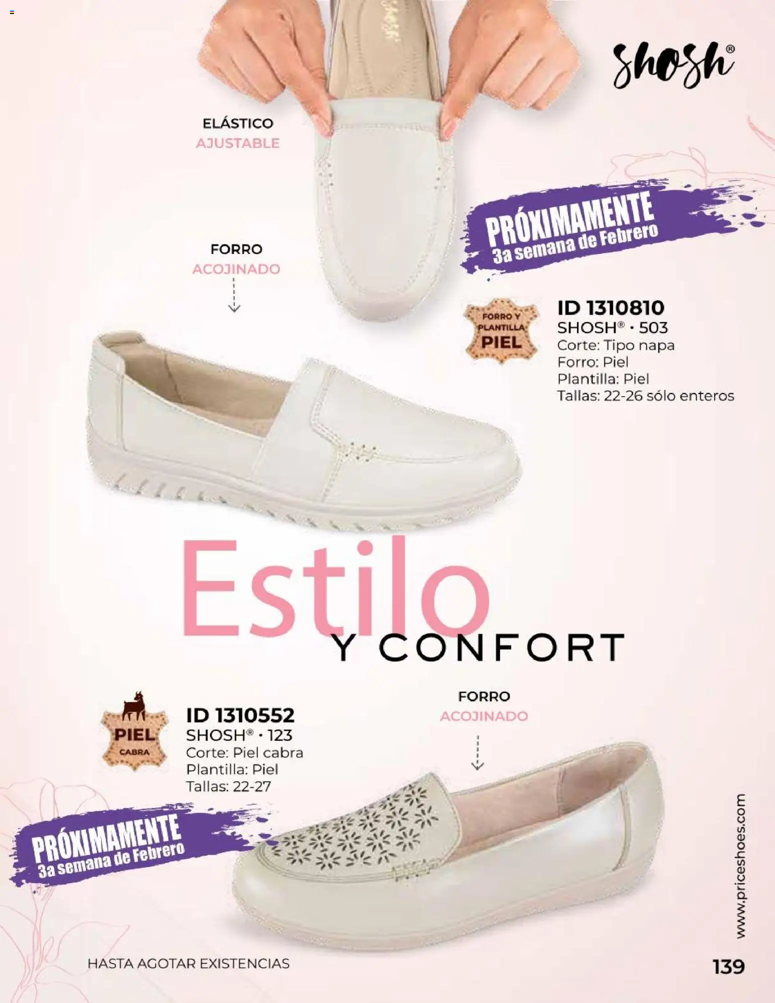 Nuevas ofertas de Price Shoes válidas en toda la República Mexicana desde el 15.02.2026. ¡Encuentra las mejores ofertas en Price Shoes catálogo Confort! | Página: 139