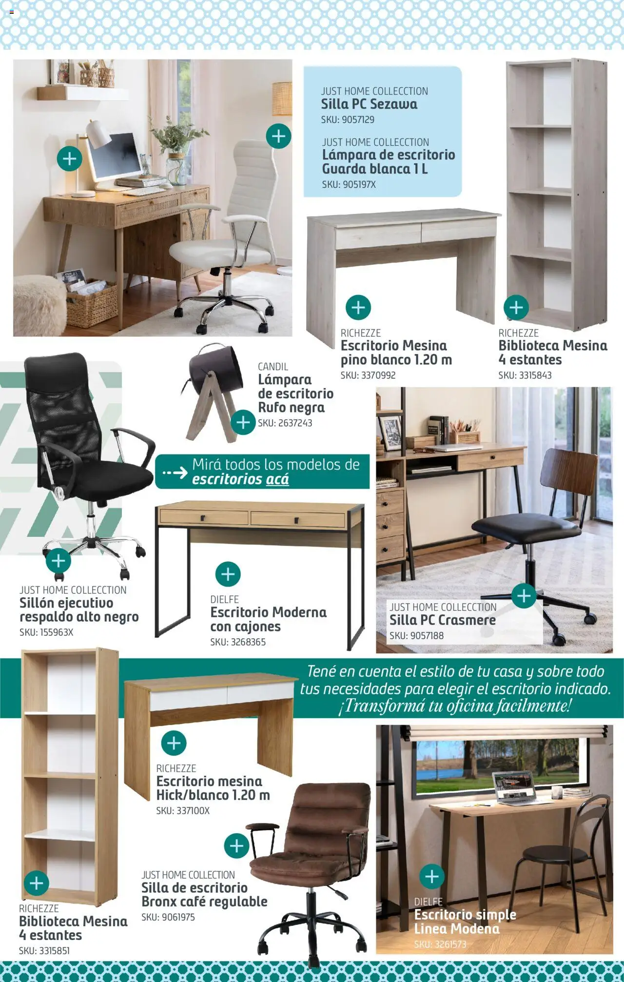 Sodimac catálogo │ válido desde el 11.08.2025 | Página: 9 | Productos: Sobre, Silla, Biblioteca, Café