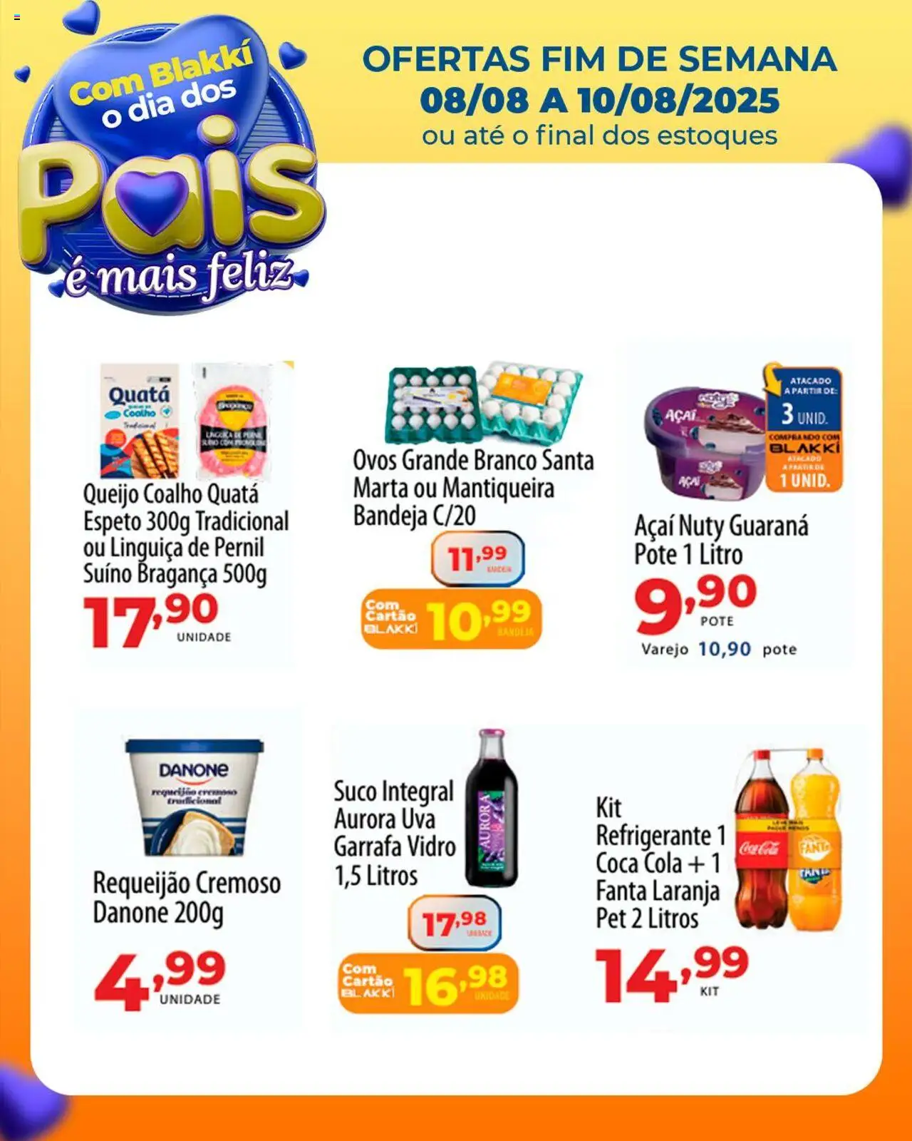 Akki Atacadista Folheto - válido de 08.08.2025 | Página: 2 | Produtos: Pernil, Suco, Refrigerante, Requeijão