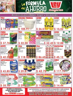 Vista previa de Casa Ley - Folleto Mayoreo, nuevo folleto de la tienda, válido en México a partir del 28.07.2025