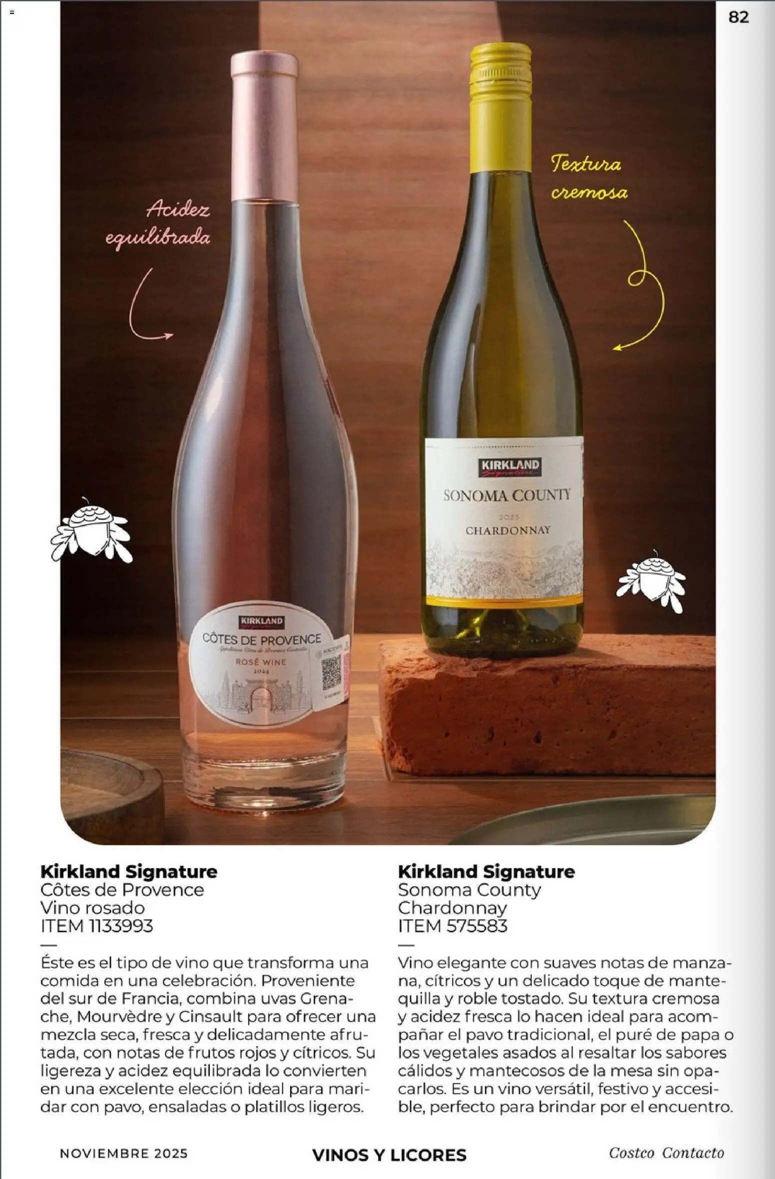 Nuevas ofertas de Costco válidas en toda la República Mexicana desde el 01.11.2025. ¡Encuentra las mejores ofertas en Costco Revista Noviembre! | Página: 82 | Productos: Papa, Mantequilla, Vino, Mesa