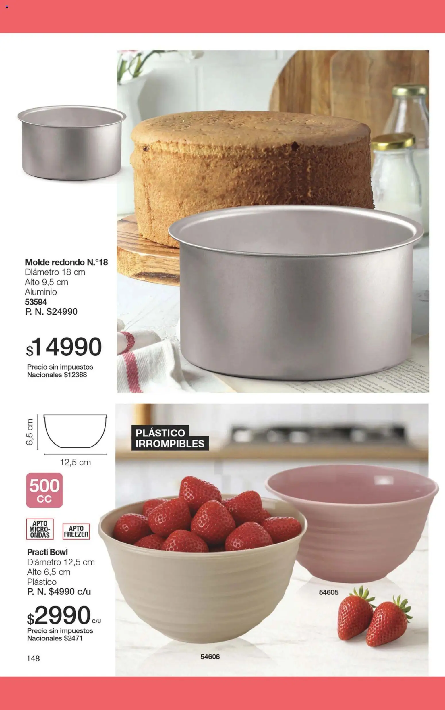 Gigot - CAMPAÑA 05 │ válido desde el 28.02.2026 | Página: 154 | Productos: Bowl, Molde, Freezer