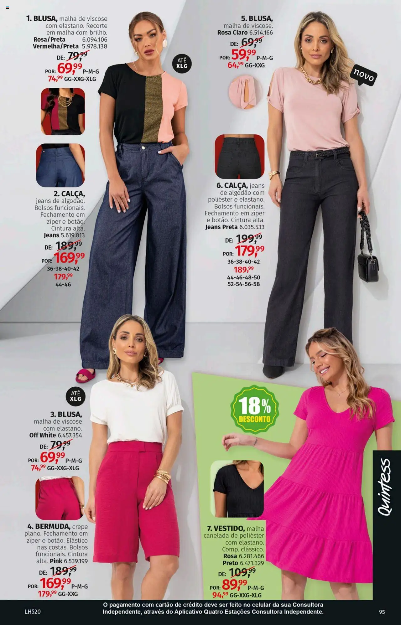 Quatro Estações Folheto - válido de 01.03.2025 | Página: 97 | Produtos: Celular, Algodão, Jeans