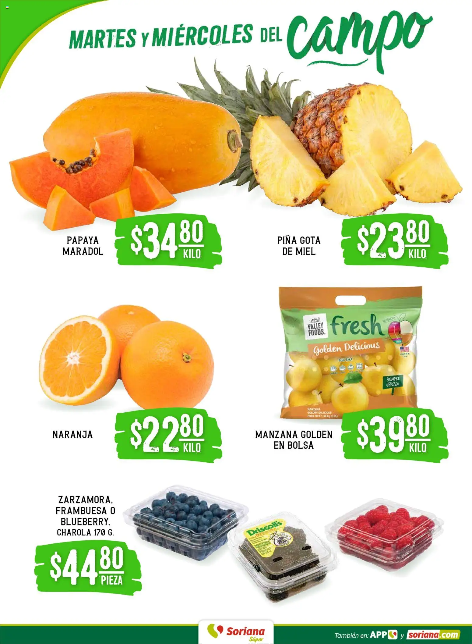 Nuevas ofertas de Soriana válidas en toda la República Mexicana desde el 10.02.2026. ¡Encuentra las mejores ofertas en Soriana - Martes y Miércoles del Campo Súper: Nuevo León, Ciudad Victoria y Tampico! | Página: 2