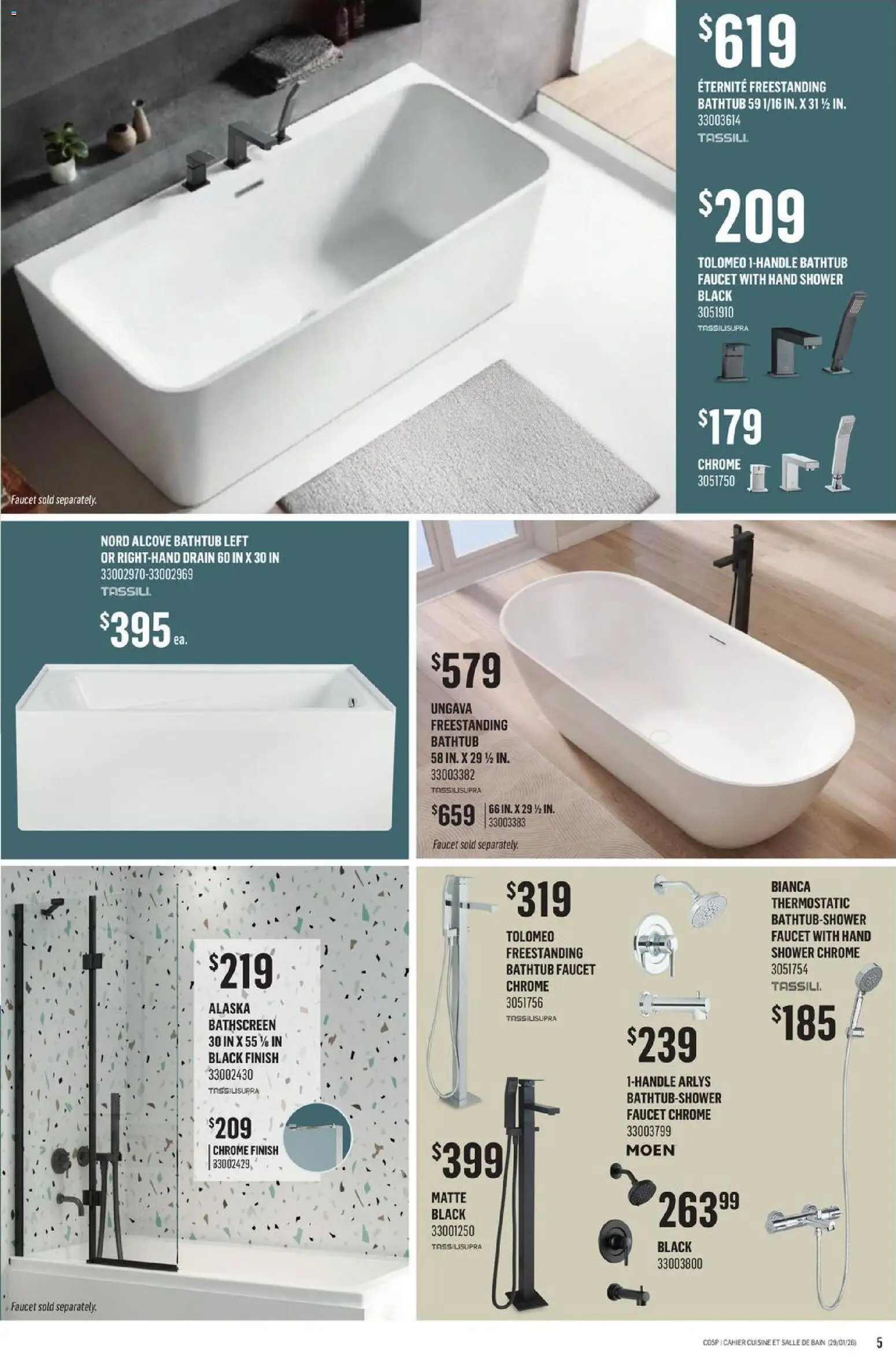 Canac flyer valid from 29.01.2026 | Page: 5 | Products: Shower