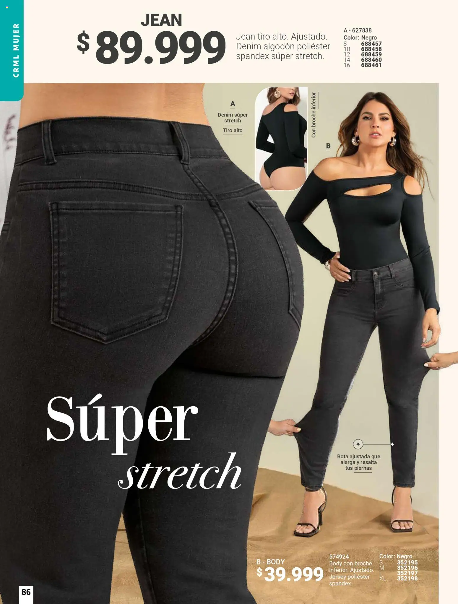 Carmel revista - valida desde el 01.06.2026 | Página: 86 | Productos: Algodón, Body, Jean