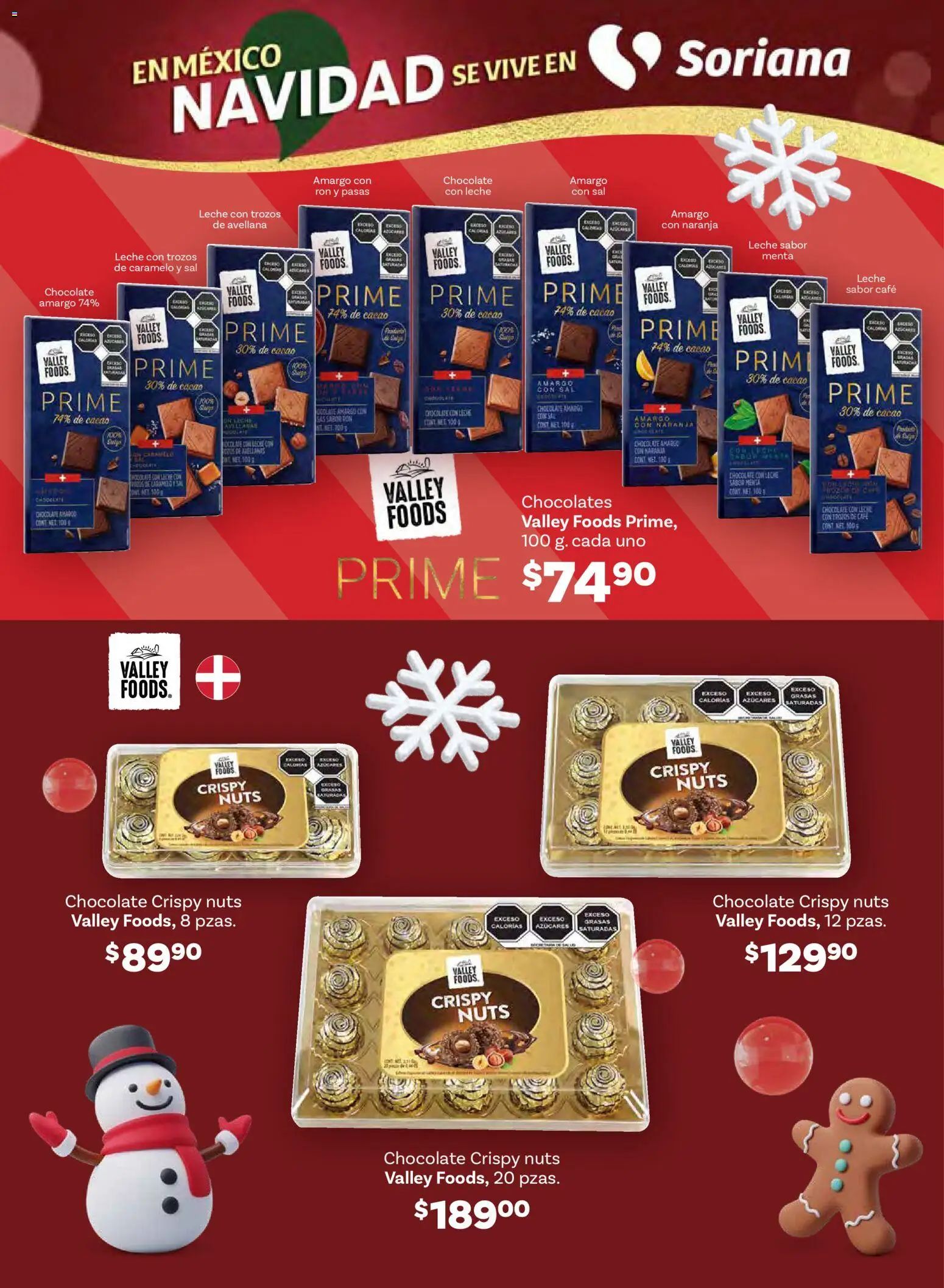 Nuevas ofertas de Soriana válidas en toda la República Mexicana desde el 11.12.2025. ¡Encuentra las mejores ofertas en Soriana - Preciazazaso Híper: Camp, Chia, Oax, Q. Roo, Tab, Yuc! | Página: 43 | Productos: Sal, Café, Chocolate, Leche con chocolate