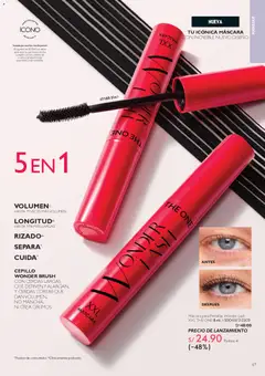 Vista previa de folleto Oriflame catálogo - Campaña 5 de la Oriflame válido desde 28.03.2026 | Página: 17 | Productos: Máscara, Maquillaje