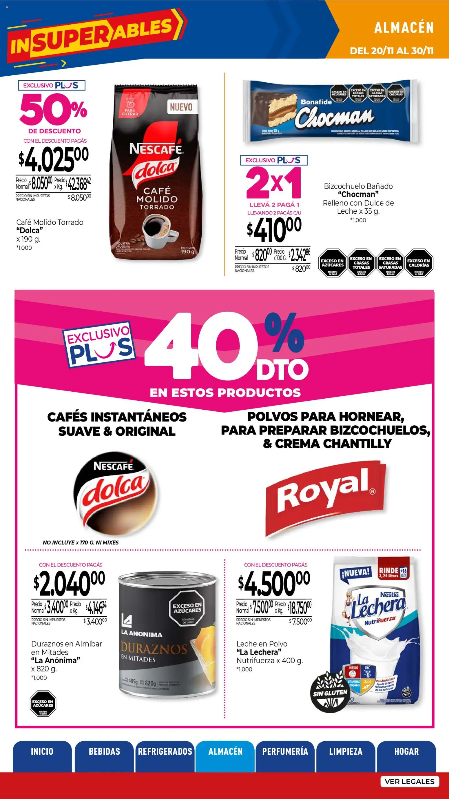 La Anonima catálogo │ válido desde el 20.11.2025 | Página: 17 | Productos: Vitaminas, Leche en polvo, Café, Crema