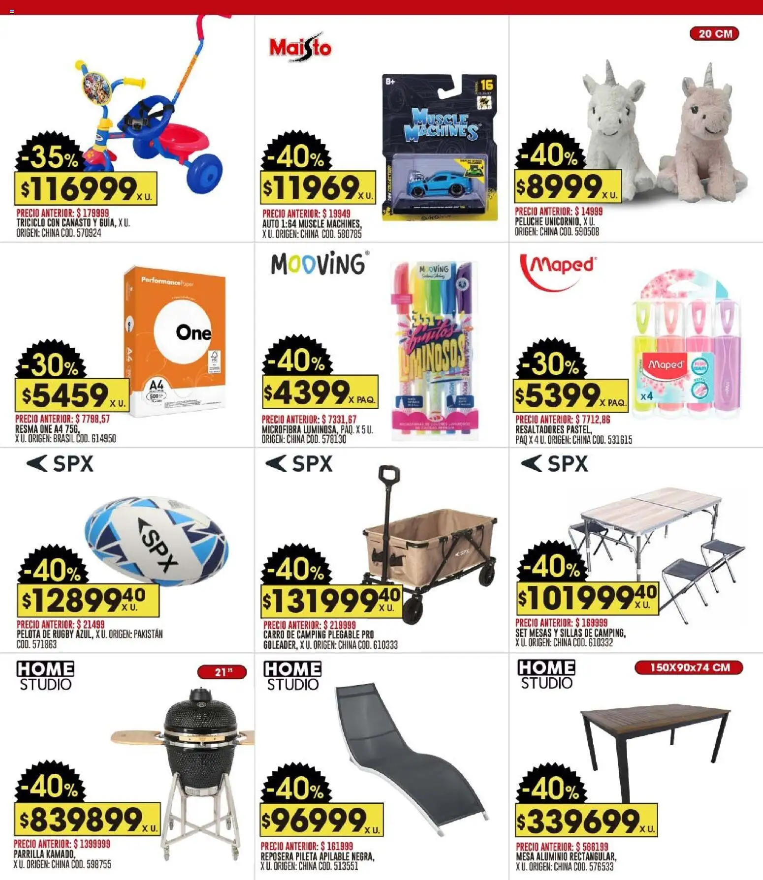 Coto - Ofertas │ válido desde el 12.01.2026 | Página: 21 | Productos: Reposera, Parrilla, Mesa, Pelota