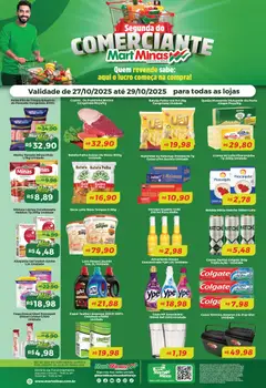 Mart Minas - Ofertas Segunda do Comerciante - Pré-Visualização do folheto da loja Mart Minas, válido de 27.10.2025