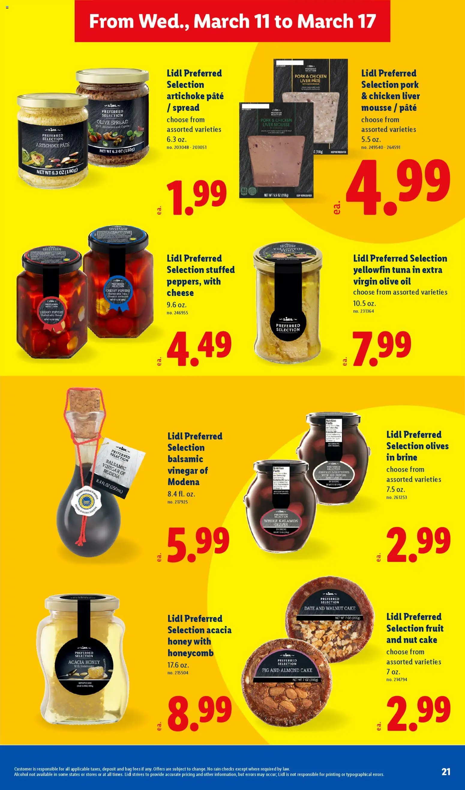 Lidl Weekly Ad - valid from 11.03.2026 | Page: 21 | Products: Mushrooms, Cheese, Pork, Date