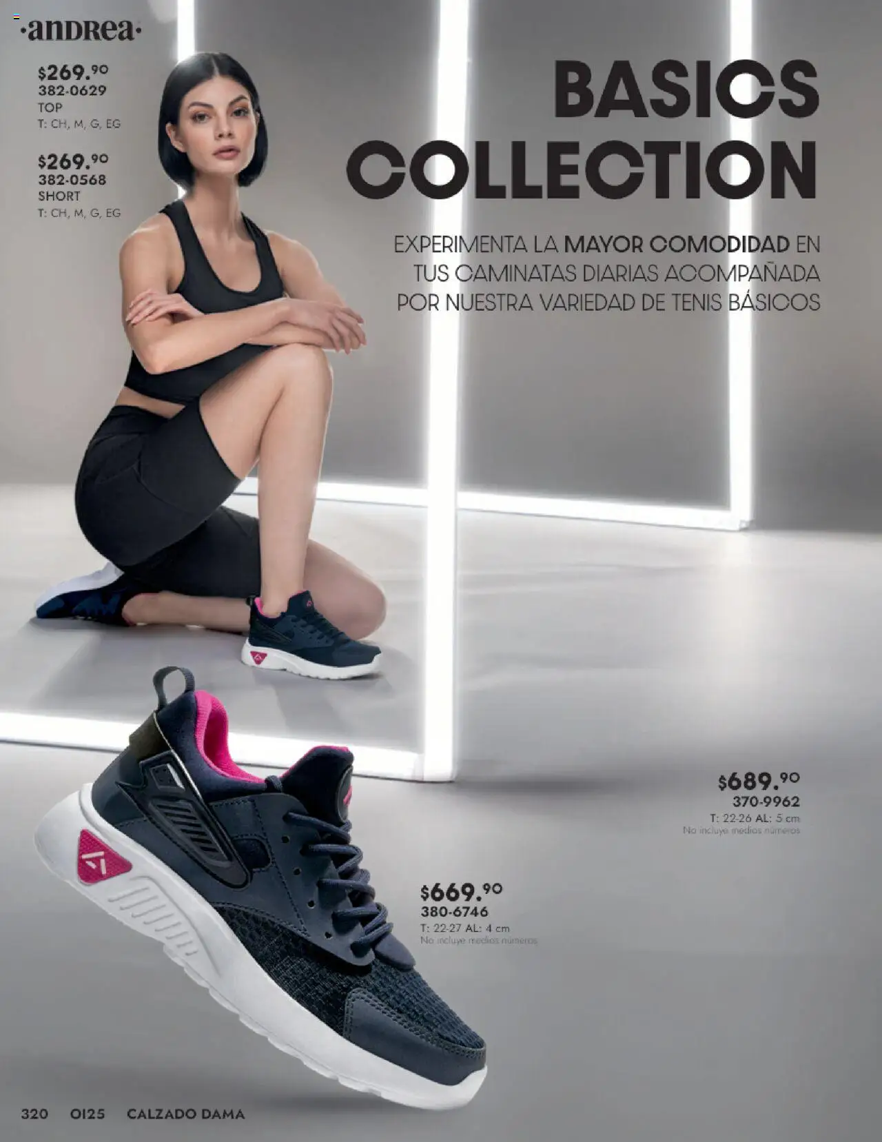 Nuevas ofertas de Andrea válidas en toda la República Mexicana desde el 24.08.2025. ¡Encuentra las mejores ofertas en Andrea - Catálogo Calzado Dama! | Página: 312 | Productos: Tenis, Short