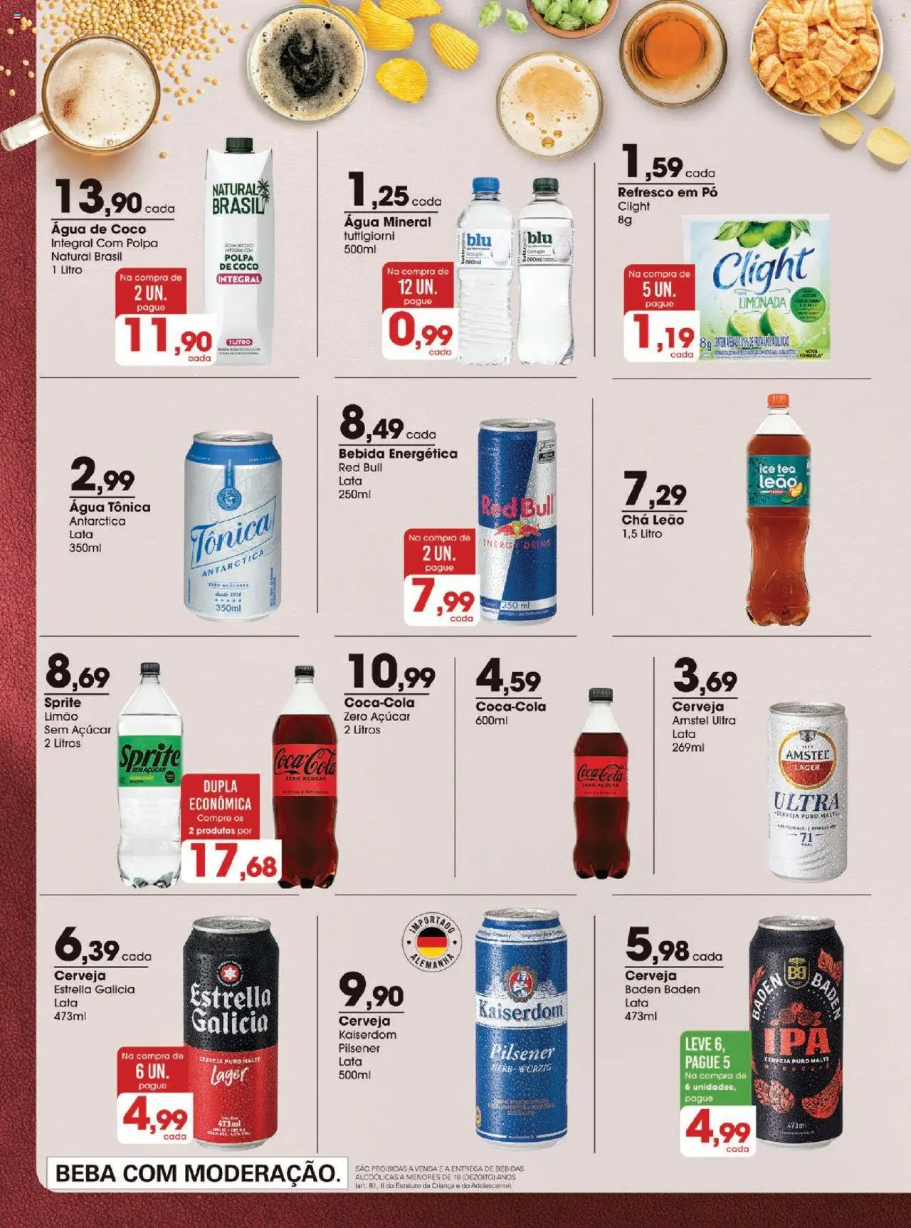 Zaffari Folheto - válido de 07.10.2025 | Página: 10 | Produtos: Pó, Refresco, Água tônica, Açúcar
