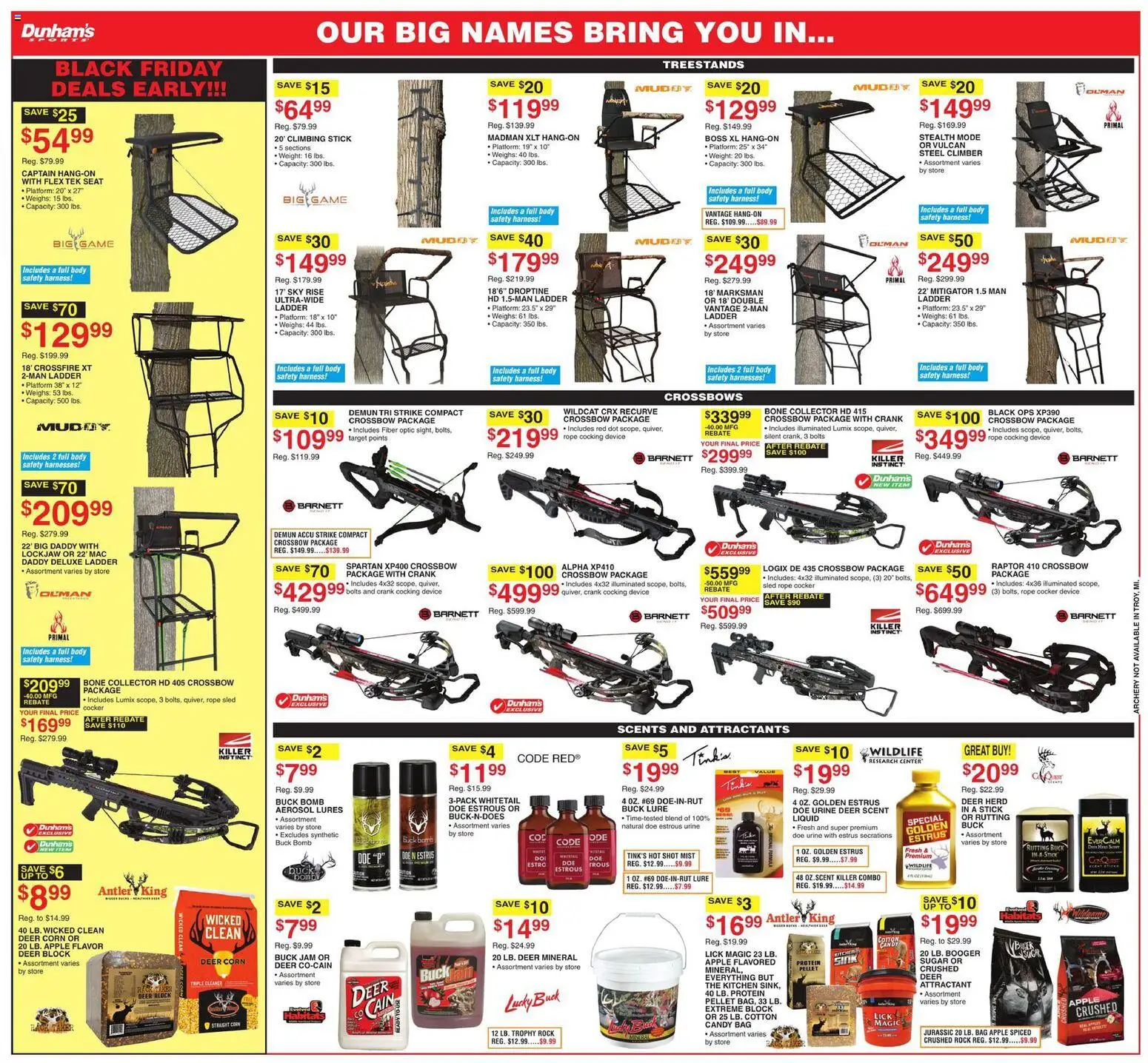 Dunham's Sports Black Friday - valid from 01.11.2025 | Page: 8 | Products: Ladder, Bolts, Lure, Game