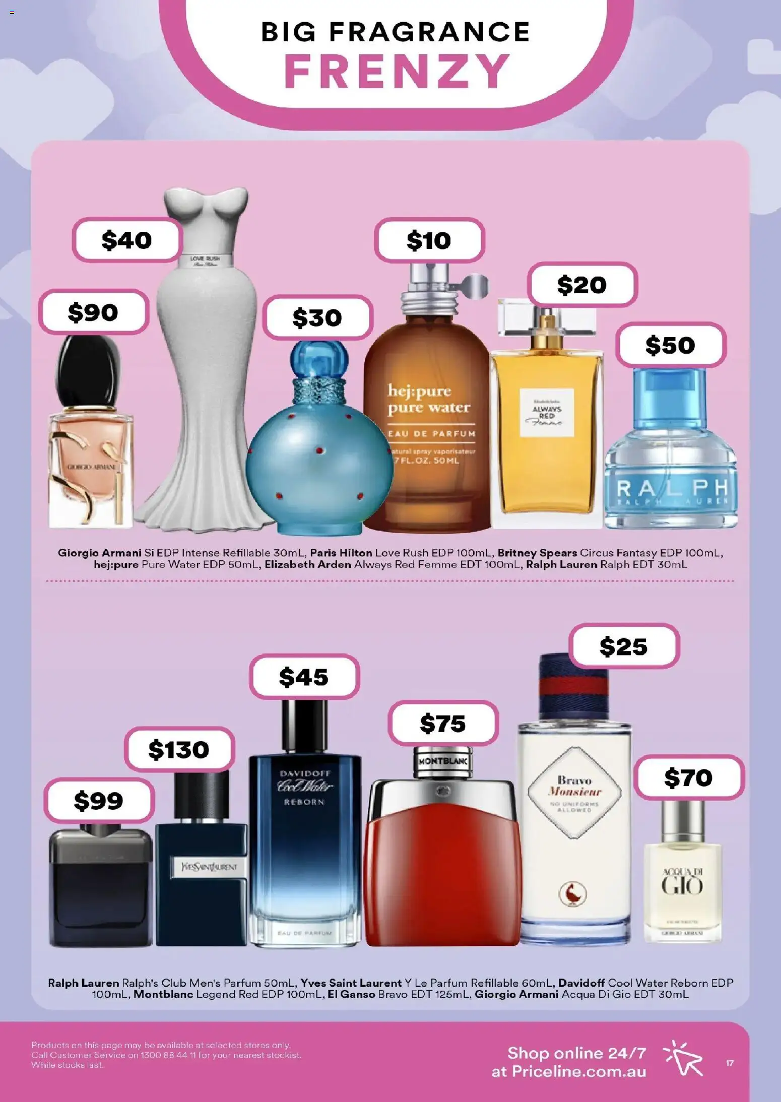Priceline Pharmacy catalogue - valid from 19.02.2026 | Page: 17 | Products: Fragrance, Water