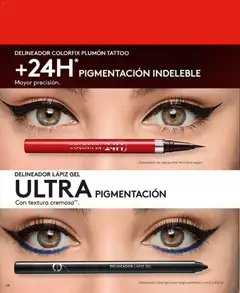 Catálogo Ésika Campaña 4 válido desde el 15.02.2026 | Página: 28 | Productos: Delineador de ojos, Delineador, Plumón