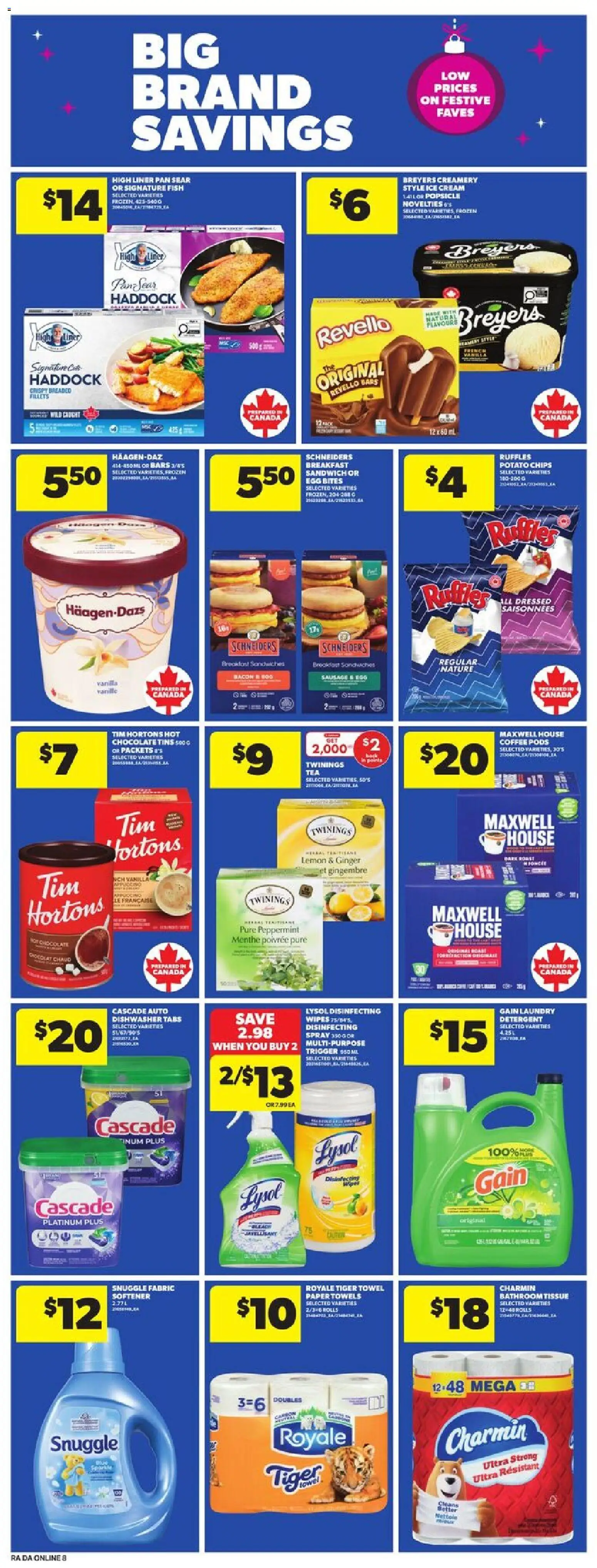Atlantic Superstore flyer valid from 13.11.2025 | Page: 18 | Products: Ice cream, Dishwasher, Coffee, Chocolate