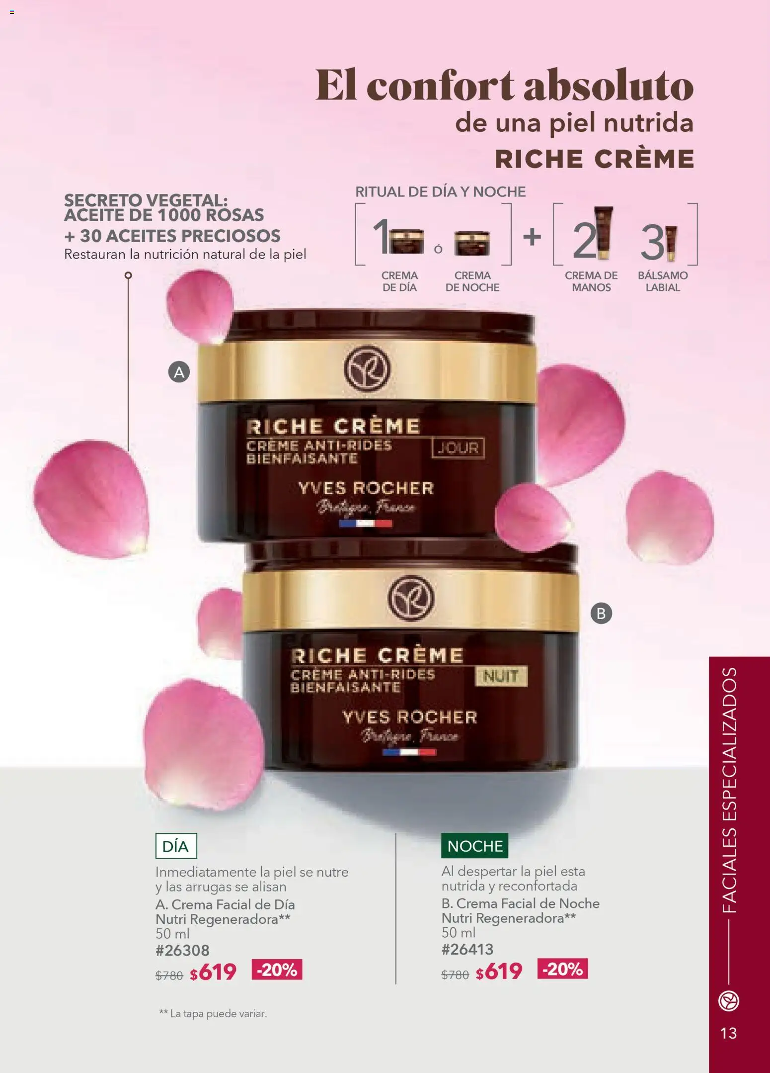 Nuevas ofertas de Yves Rocher válidas en toda la República Mexicana desde el 24.03.2026. ¡Encuentra las mejores ofertas en Yves Rocher campaña 5 2026! | Página: 13 | Productos: Crema, Aceite, Bálsamo