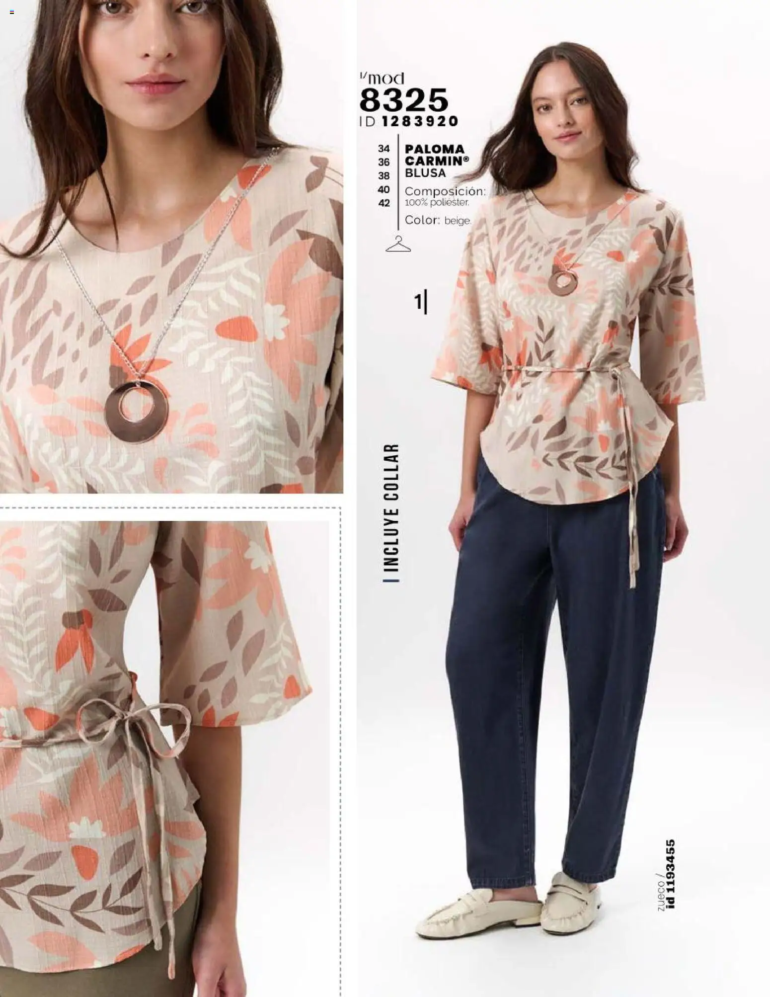 Nuevas ofertas de Price Shoes válidas en toda la República Mexicana desde el 11.03.2026. ¡Encuentra las mejores ofertas en Price Shoes catálogo Ella! | Página: 212 | Productos: Blusa, Collar