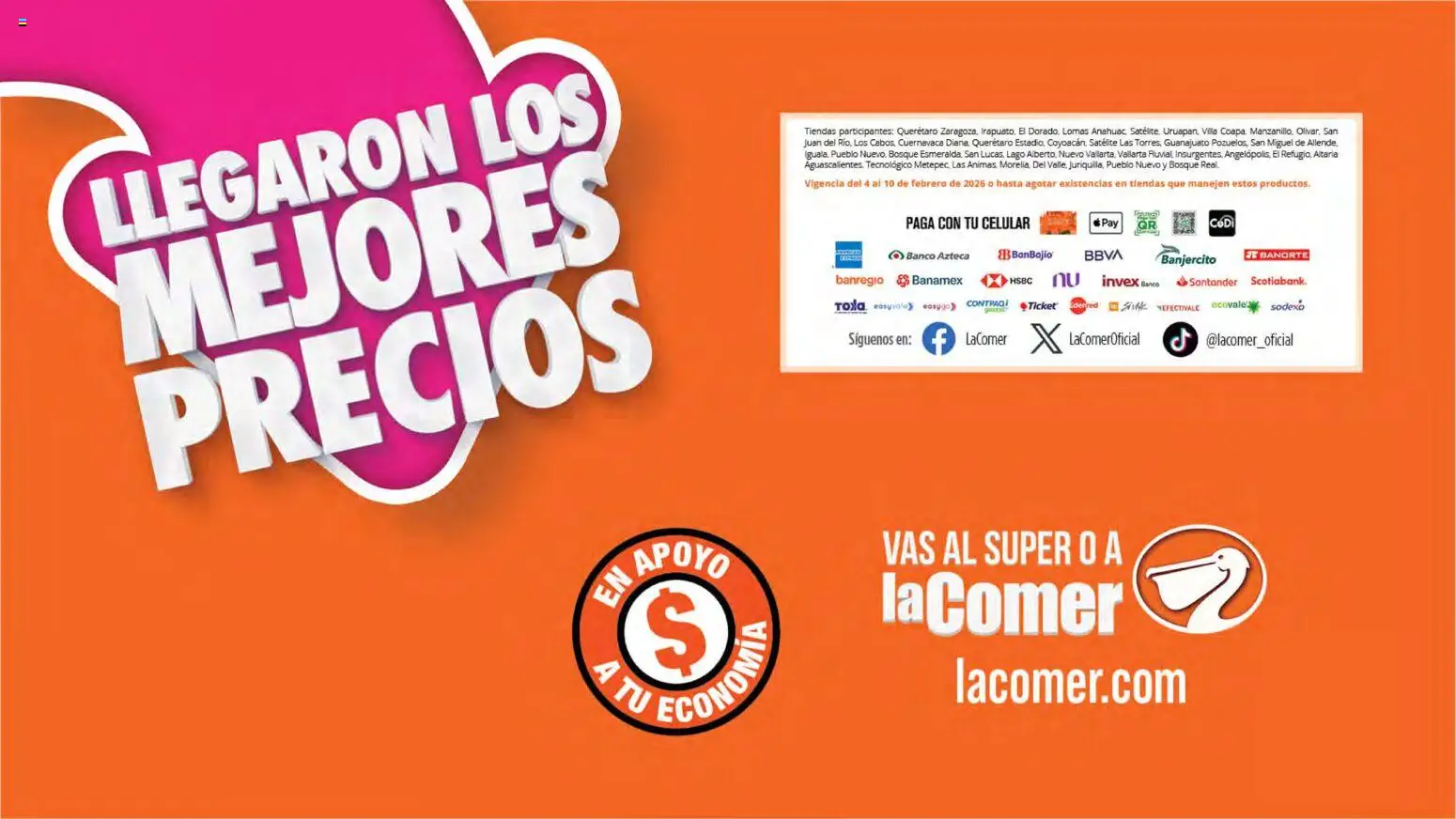 Nuevas ofertas de La Comer válidas en toda la República Mexicana desde el 04.02.2026. ¡Encuentra las mejores ofertas en La Comer folleto! | Página: 25