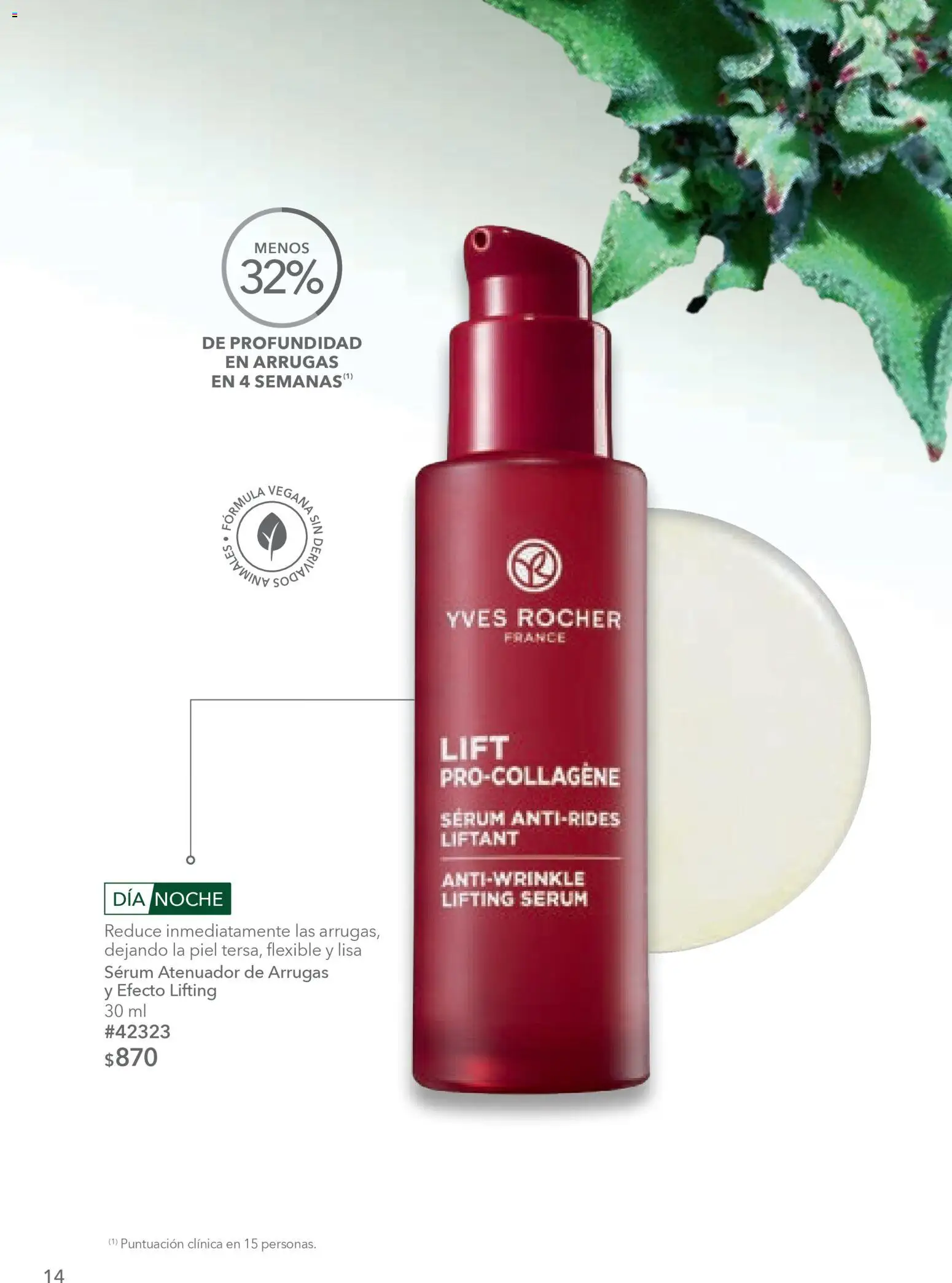 Nuevas ofertas de Yves Rocher válidas en toda la República Mexicana desde el 24.03.2026. ¡Encuentra las mejores ofertas en Yves Rocher campaña 5 2026! | Página: 14 | Productos: Serum, Atenuador, Flexible