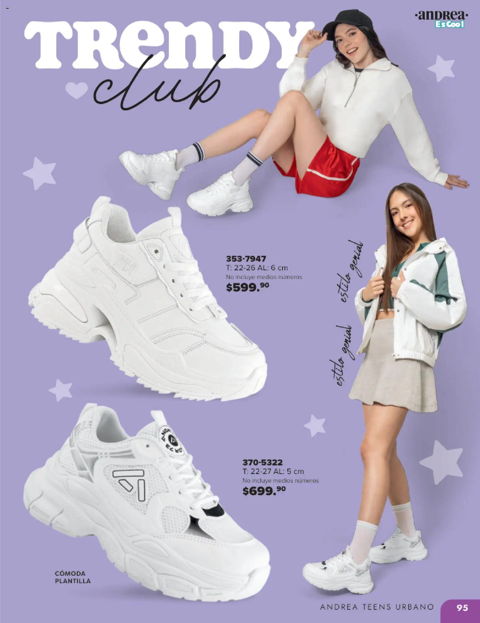 Nuevas ofertas de Andrea válidas en toda la República Mexicana desde el 25.05.2025. ¡Encuentra las mejores ofertas en Andrea catálogo Colegial ! | Página: 95