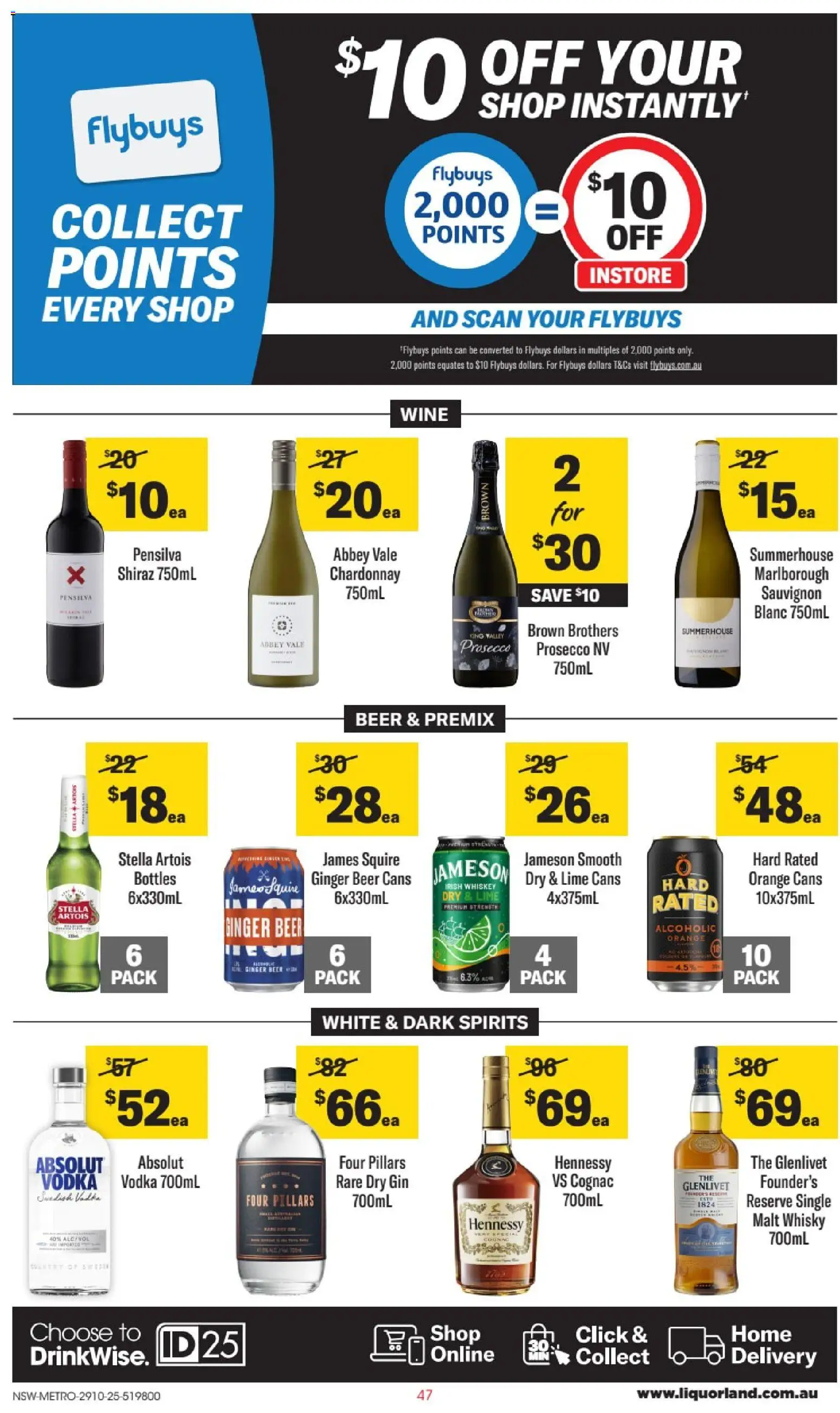 Liquorland catalogue - valid from 29.10.2025 | Page: 4 | Products: Wine, Gin, Vodka, Whiskey