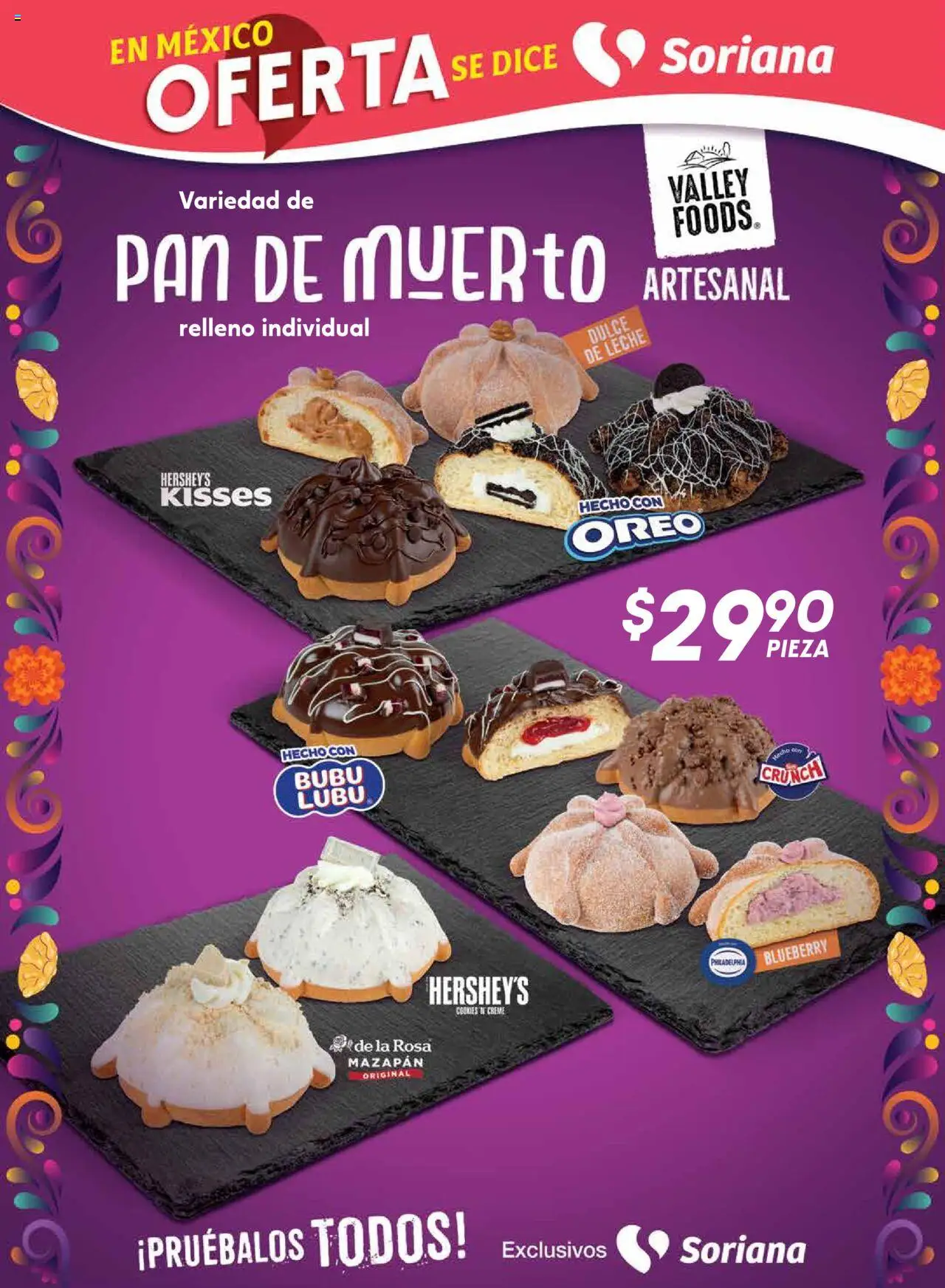 Nuevas ofertas de Soriana válidas en toda la República Mexicana desde el 07.08.2025. ¡Encuentra las mejores ofertas en Soriana - Folleto! | Página: 6 | Productos: Dulce de leche, Leche, Pan