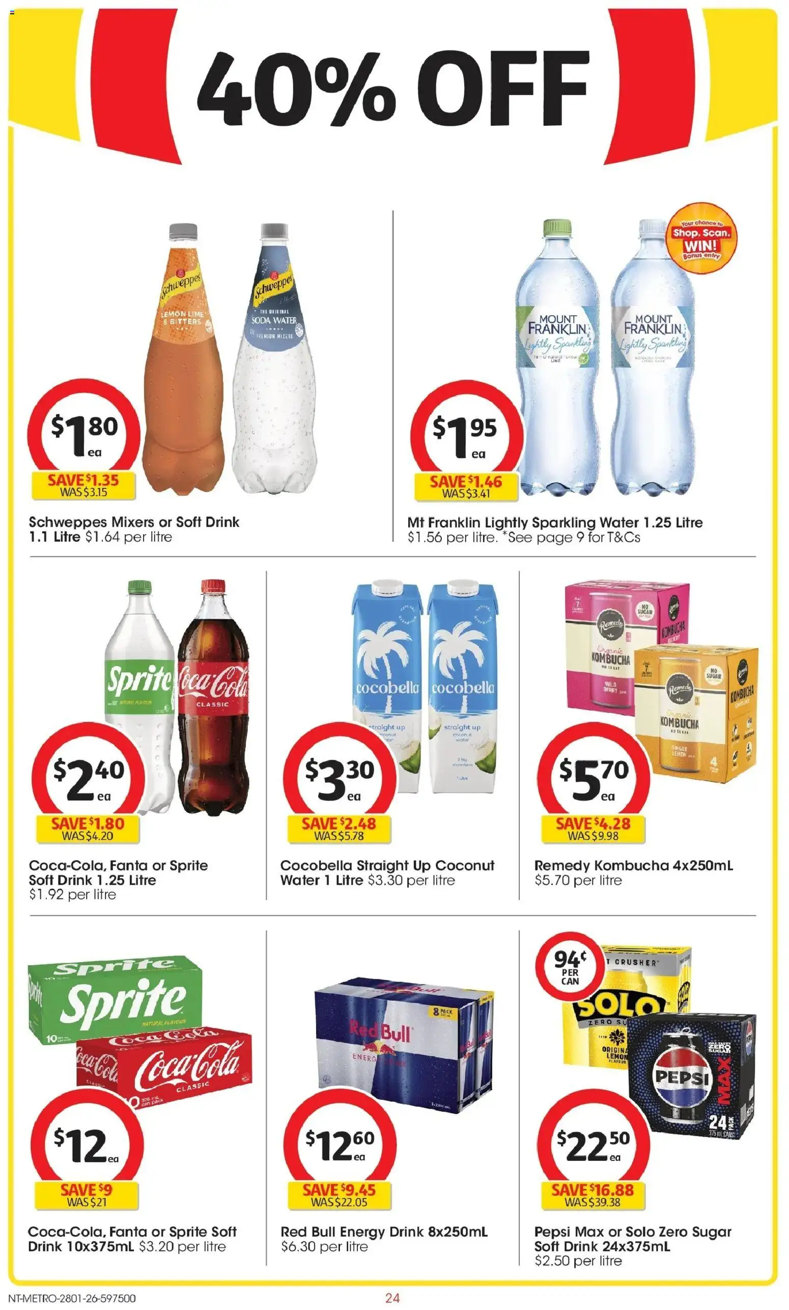 Coles catalogue - valid from 28.01.2026 | Page: 24 | Products: Ginger, Pepsi, Lemon, Lime
